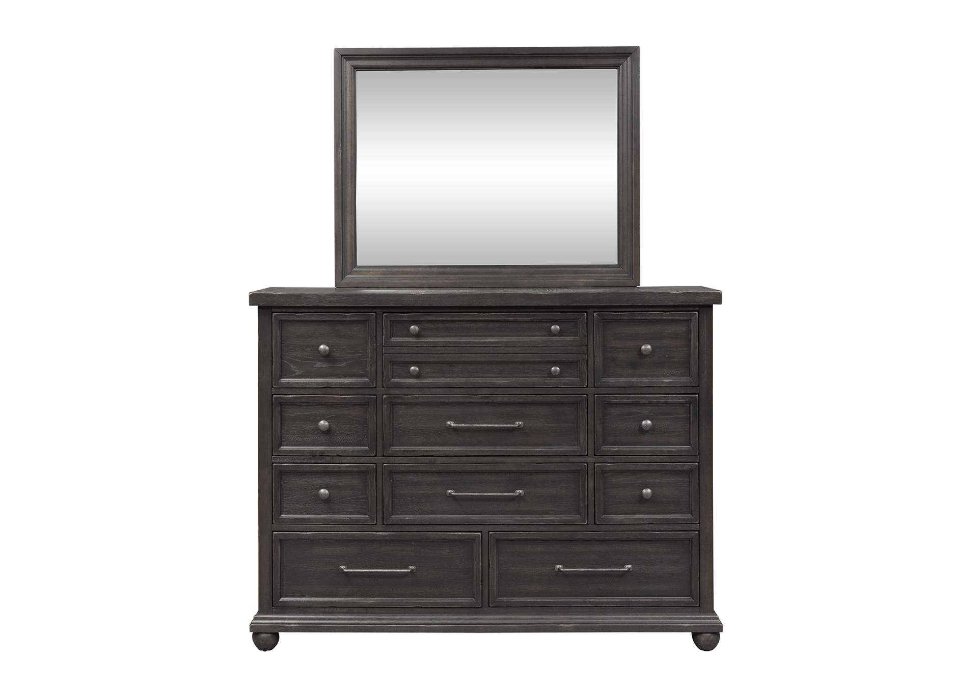 King California Panel Bed, Dresser & Mirror,Liberty