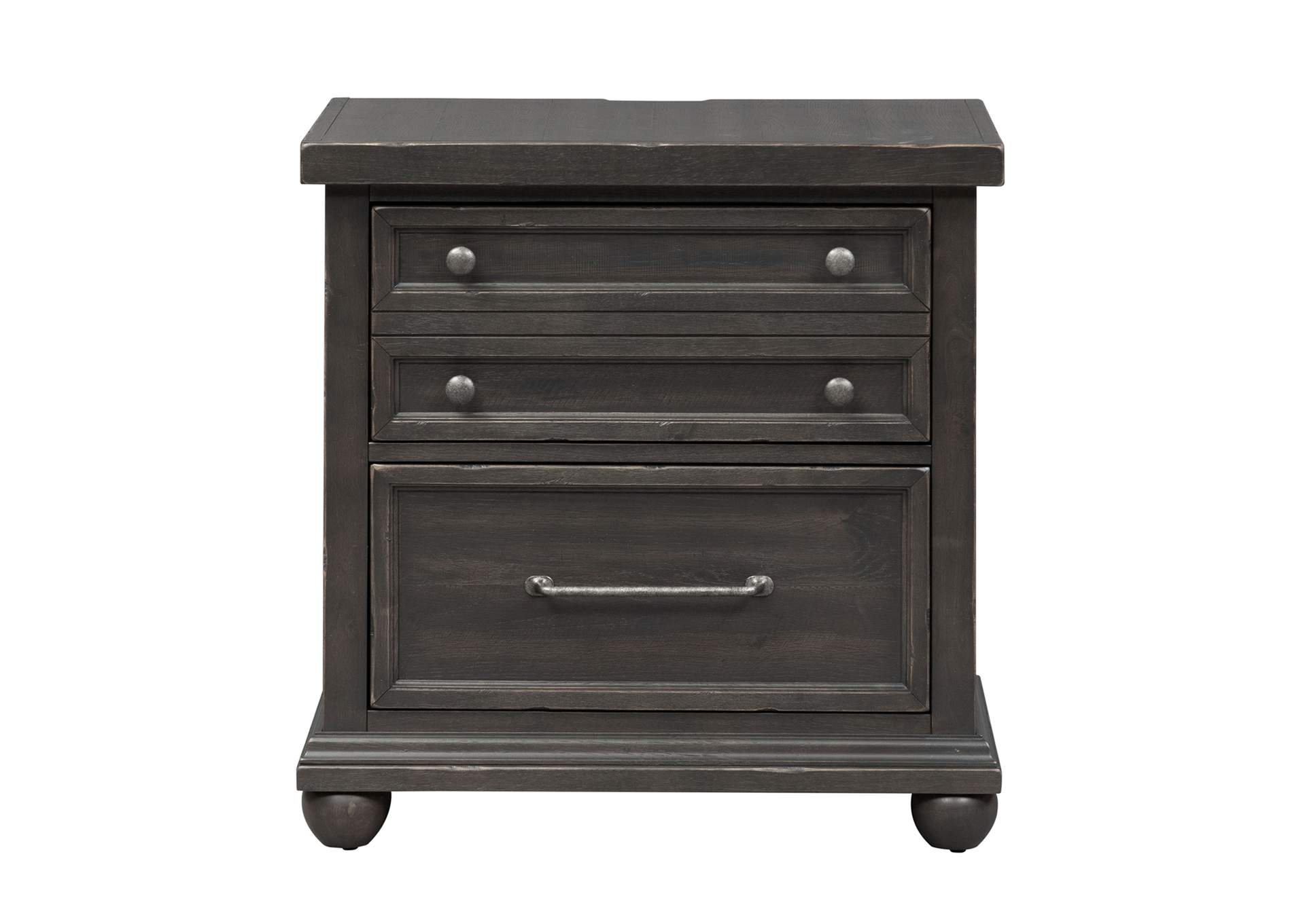 King Panel Bed, Dresser & Mirror, Night Stand,Liberty