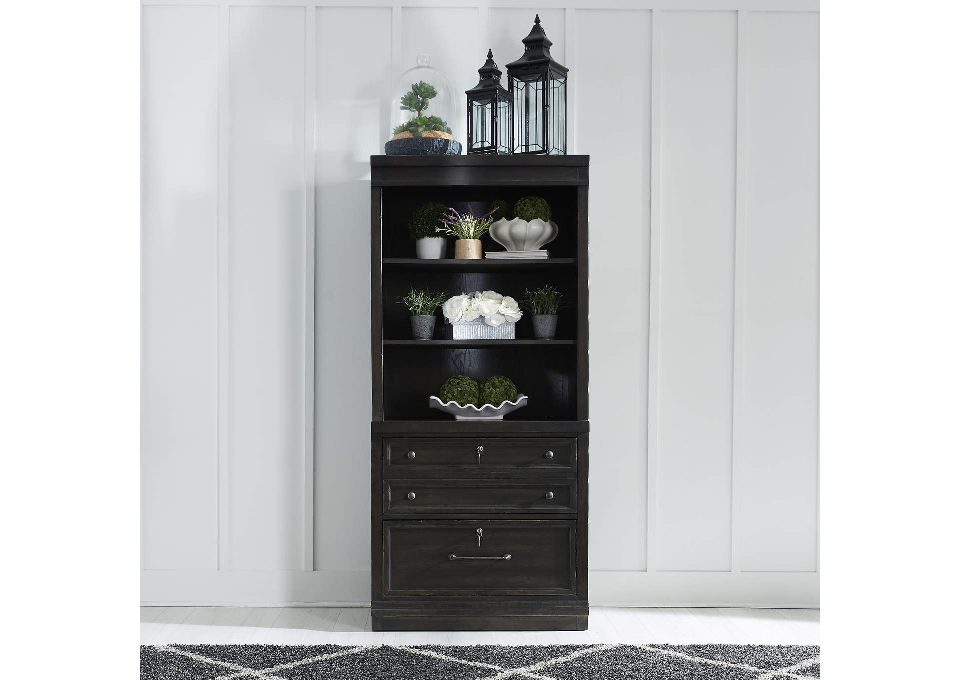 Harvest Home 2 Piece Hutch & Cabinet Set,Liberty