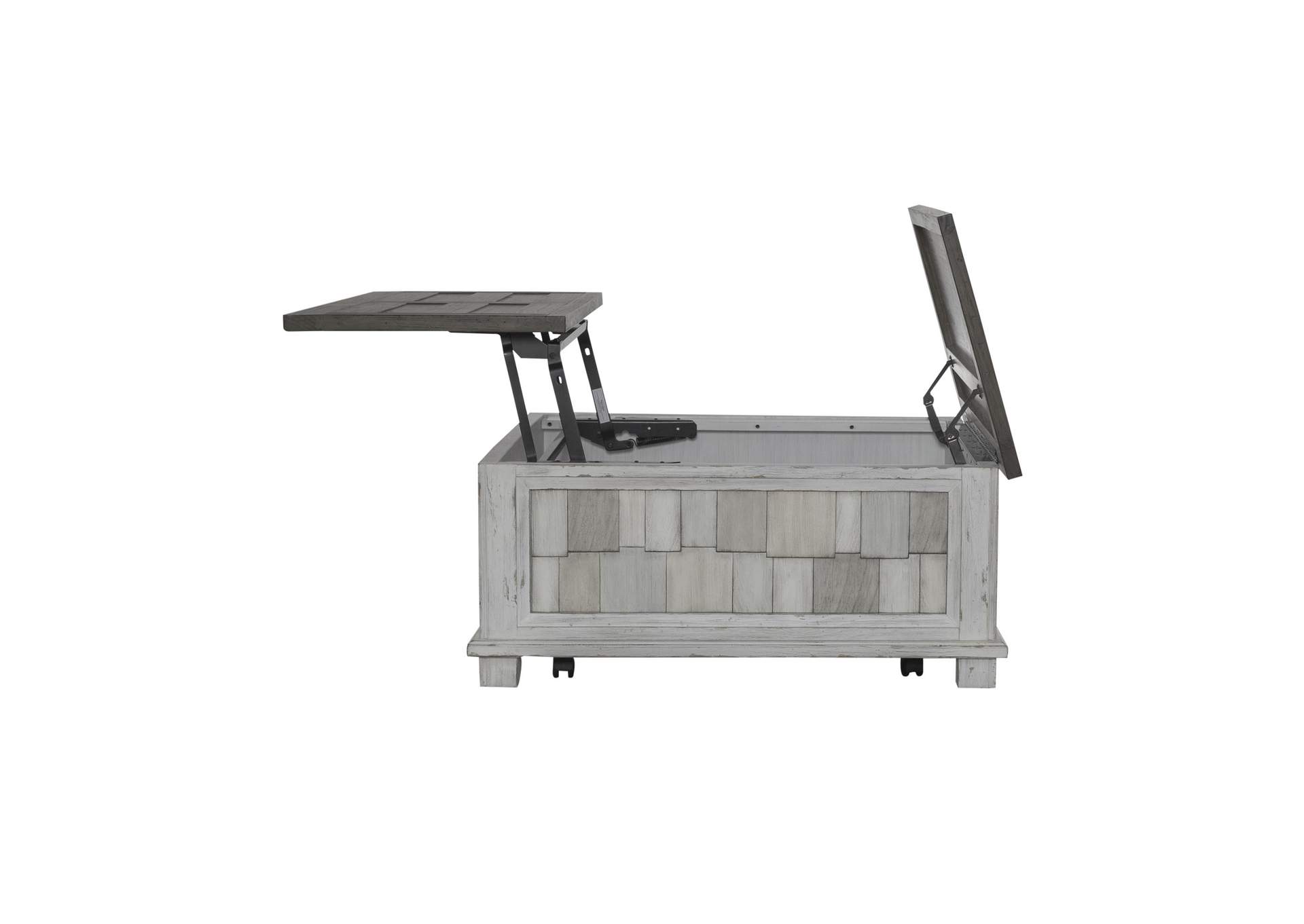 River Place Lift Top Storage Cocktail Table,Liberty