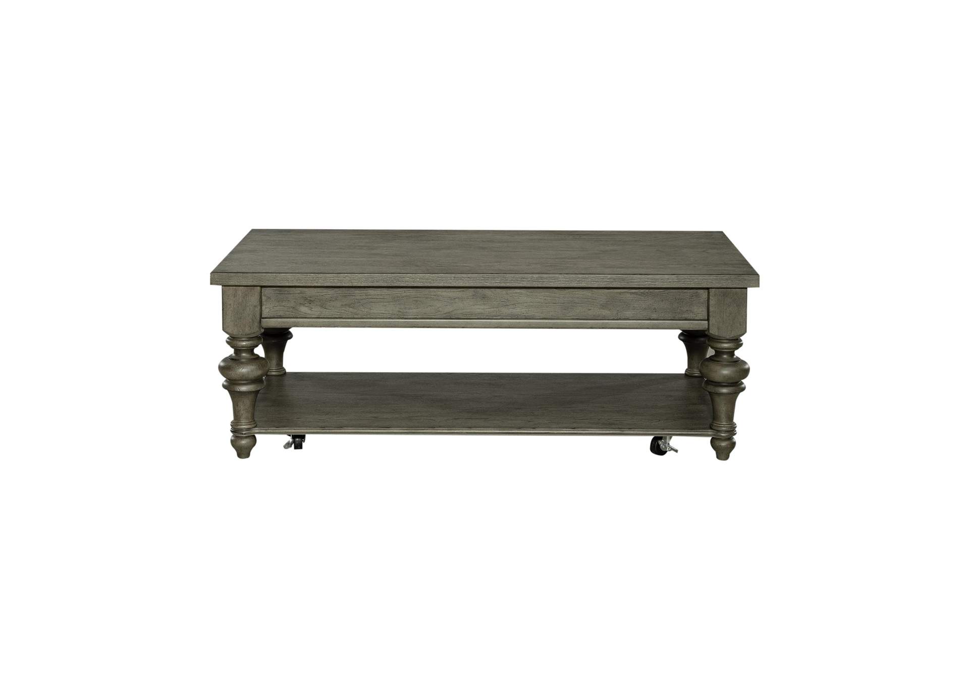 Americana Farmhouse Rectangular Cocktail Table,Liberty