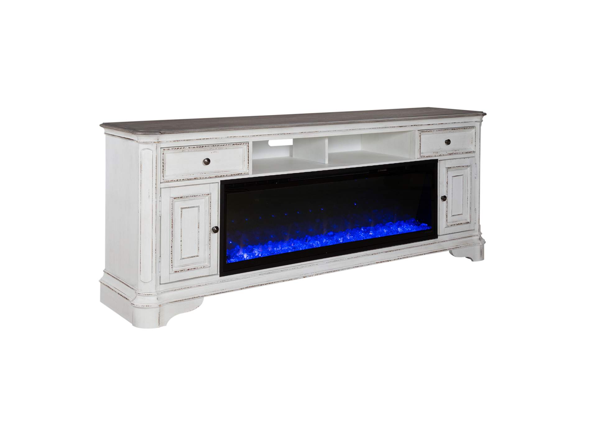 Fireplace TV Consoles 82 Inch Fireplace TV Console,Liberty