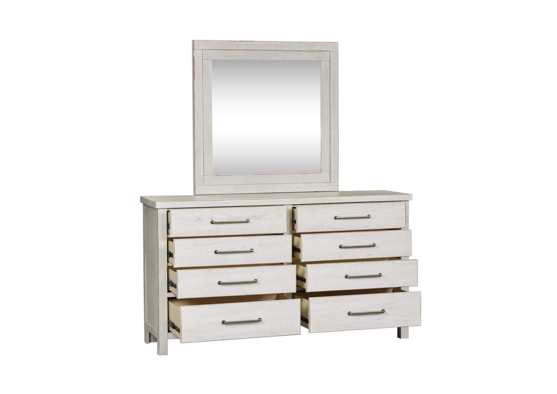 Modern Farmhouse Dresser & Mirror,Liberty