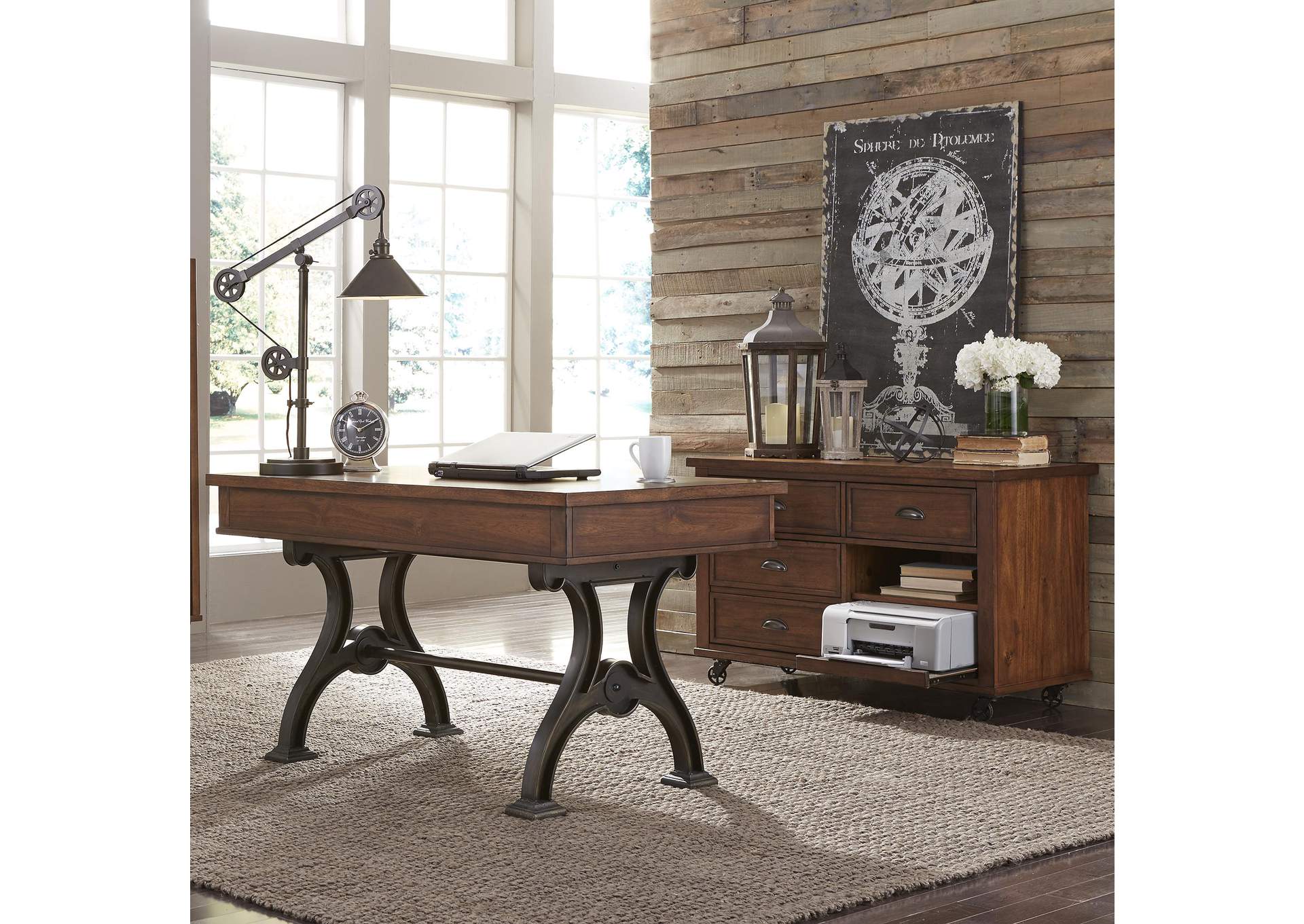 Arlington House Complete 2 Piece Desk,Liberty