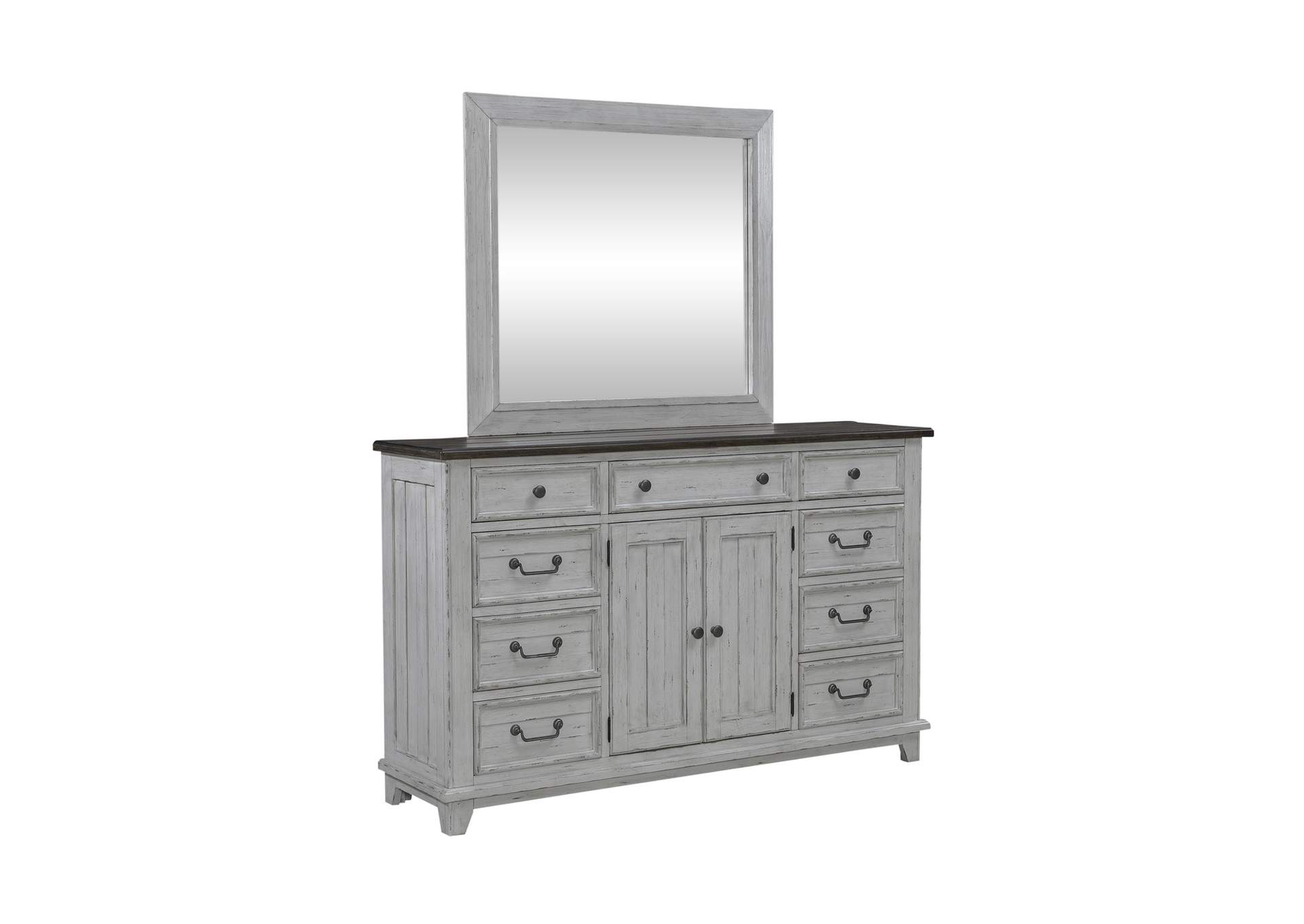 River Place Dresser & Mirror,Liberty