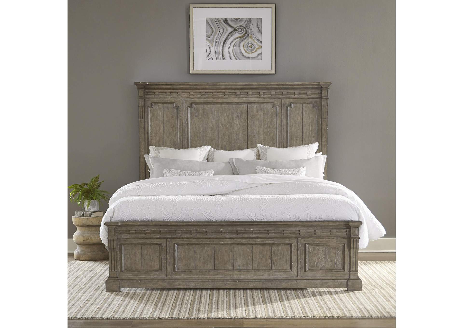 Town & Country King Panel Bed,Liberty