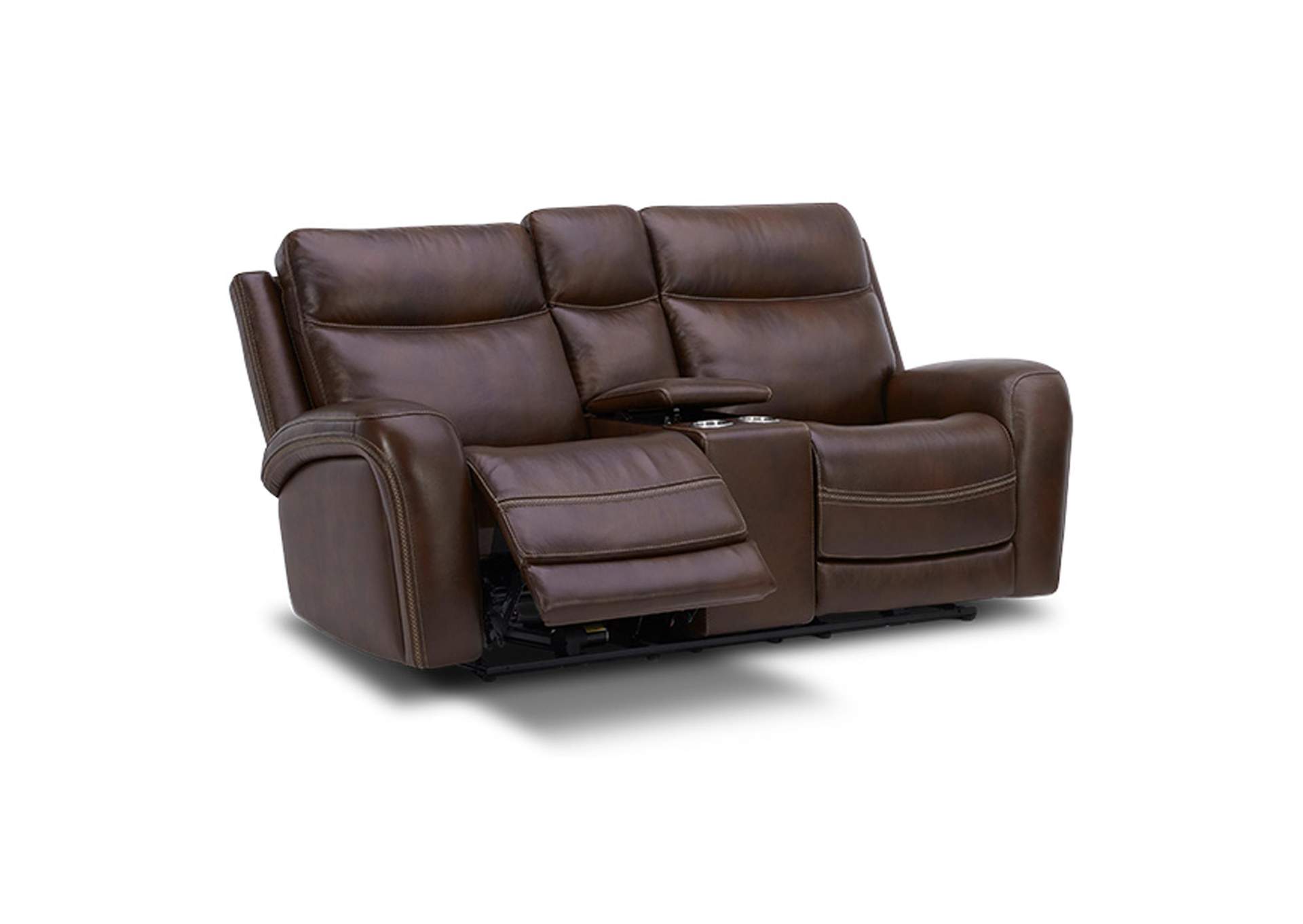 Blair Loveseat w/Console P2 & ZG - Cognac,Liberty