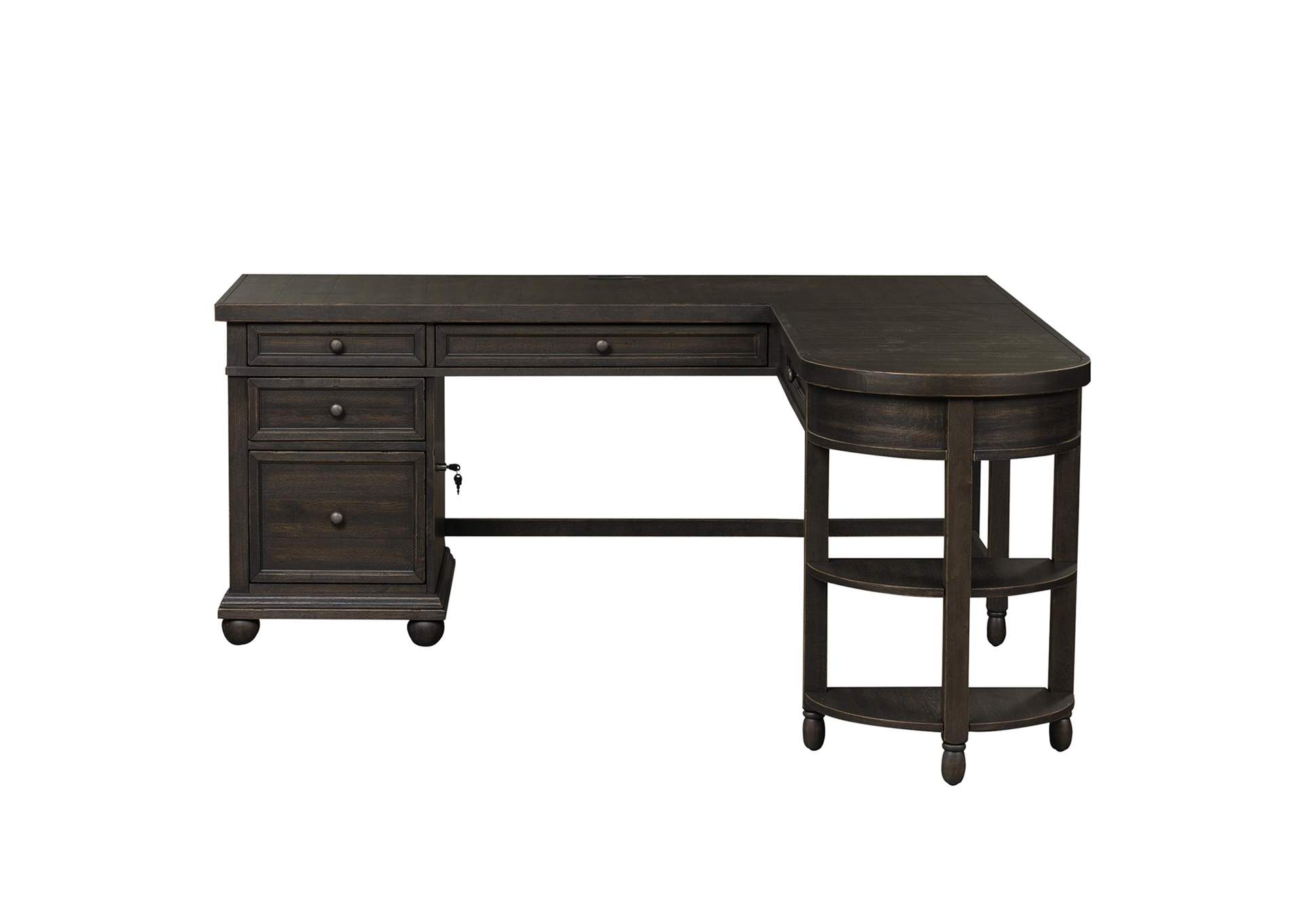 Harvest Home Opt L Shaped Desk Set,Liberty