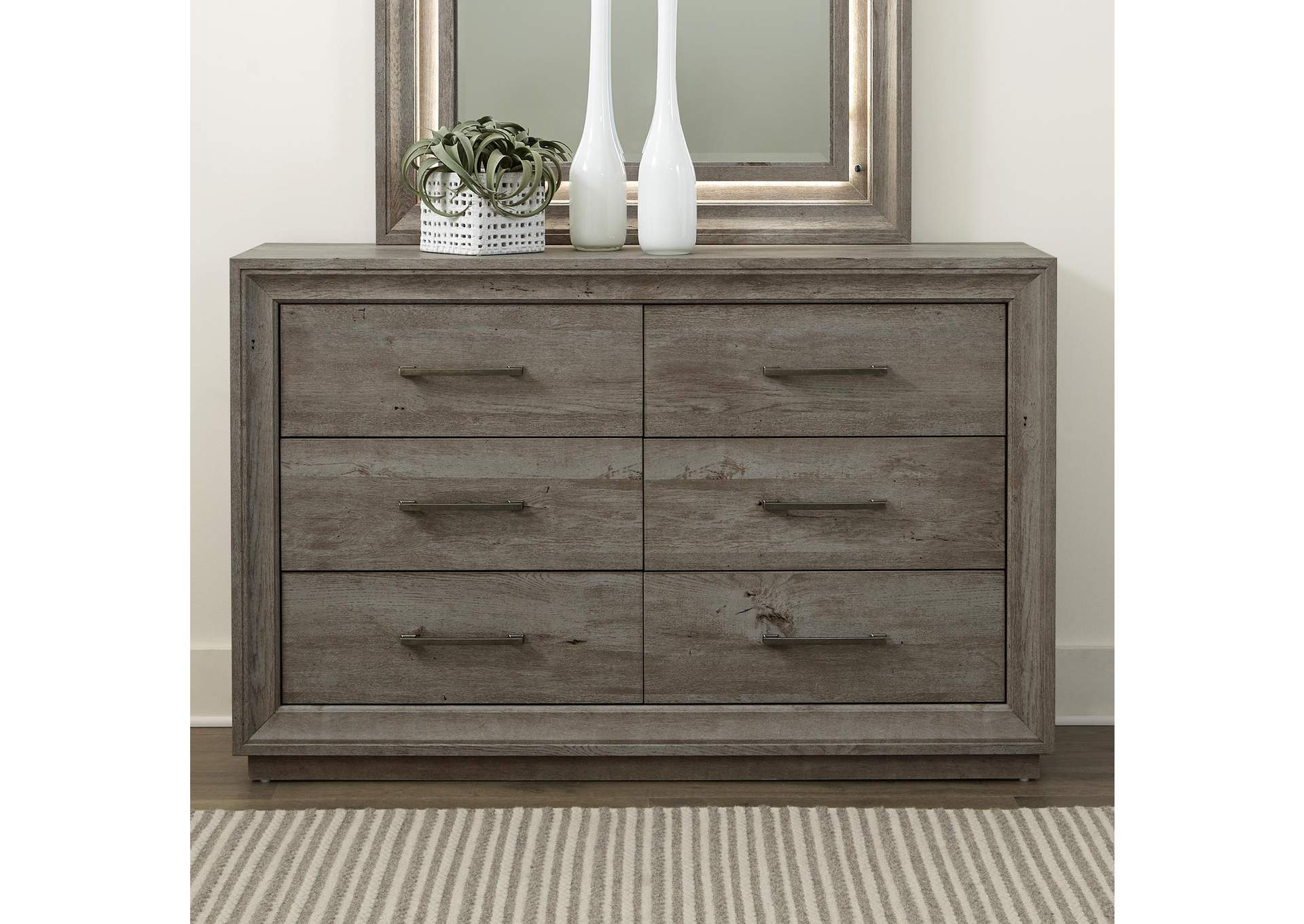 Horizons 6 Drawer Dresser,Liberty