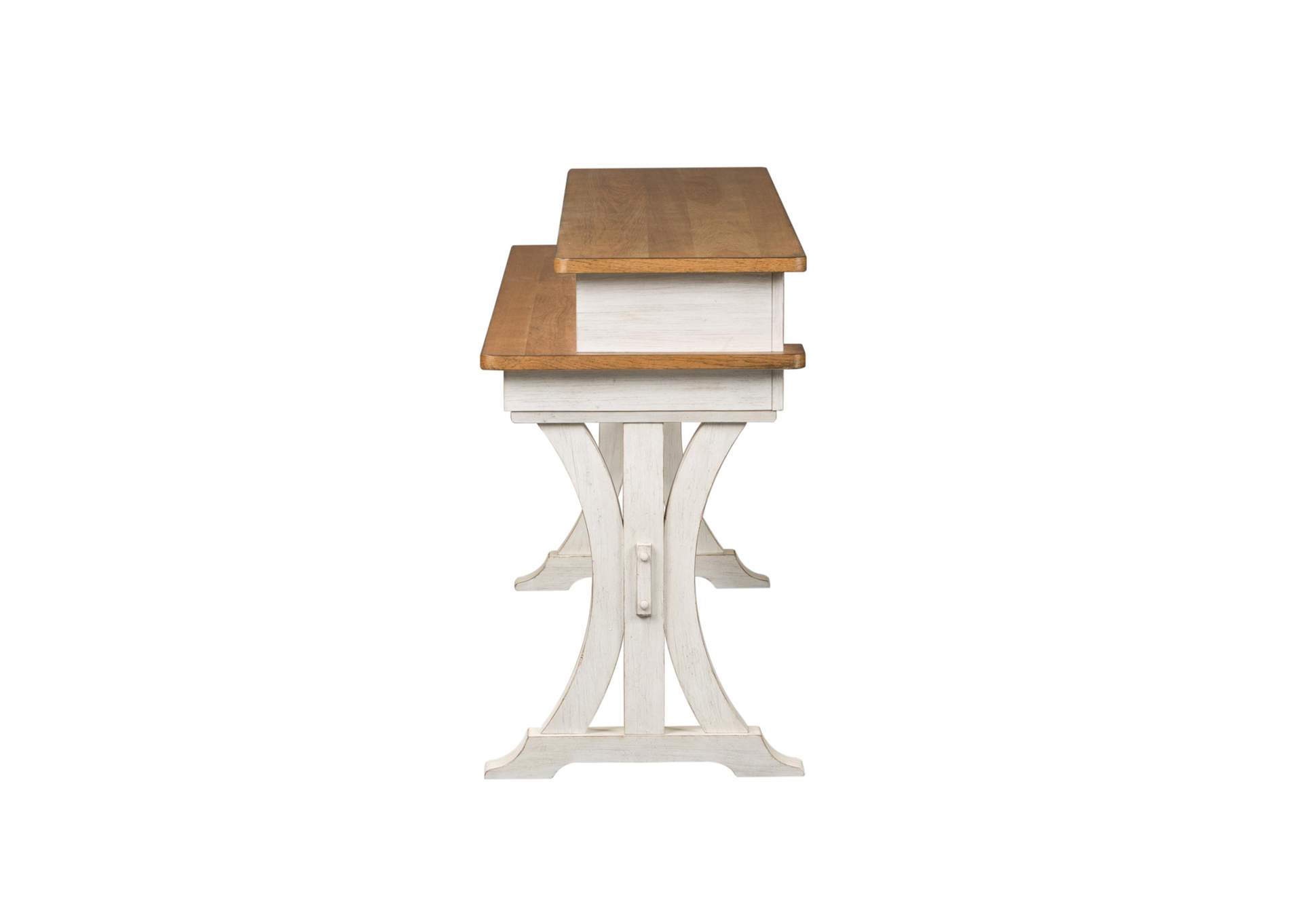 Farmhouse Reimagined Console Bar Table,Liberty