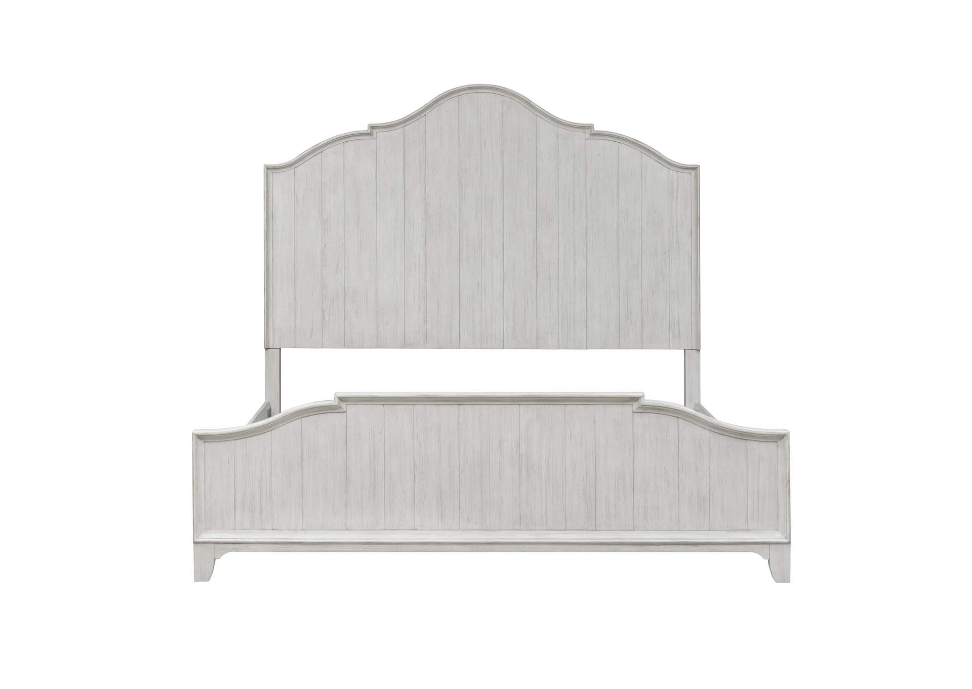 Farmhouse Reimagined California King Panel Bed, Dresser & Mirror, Nightstand,Liberty