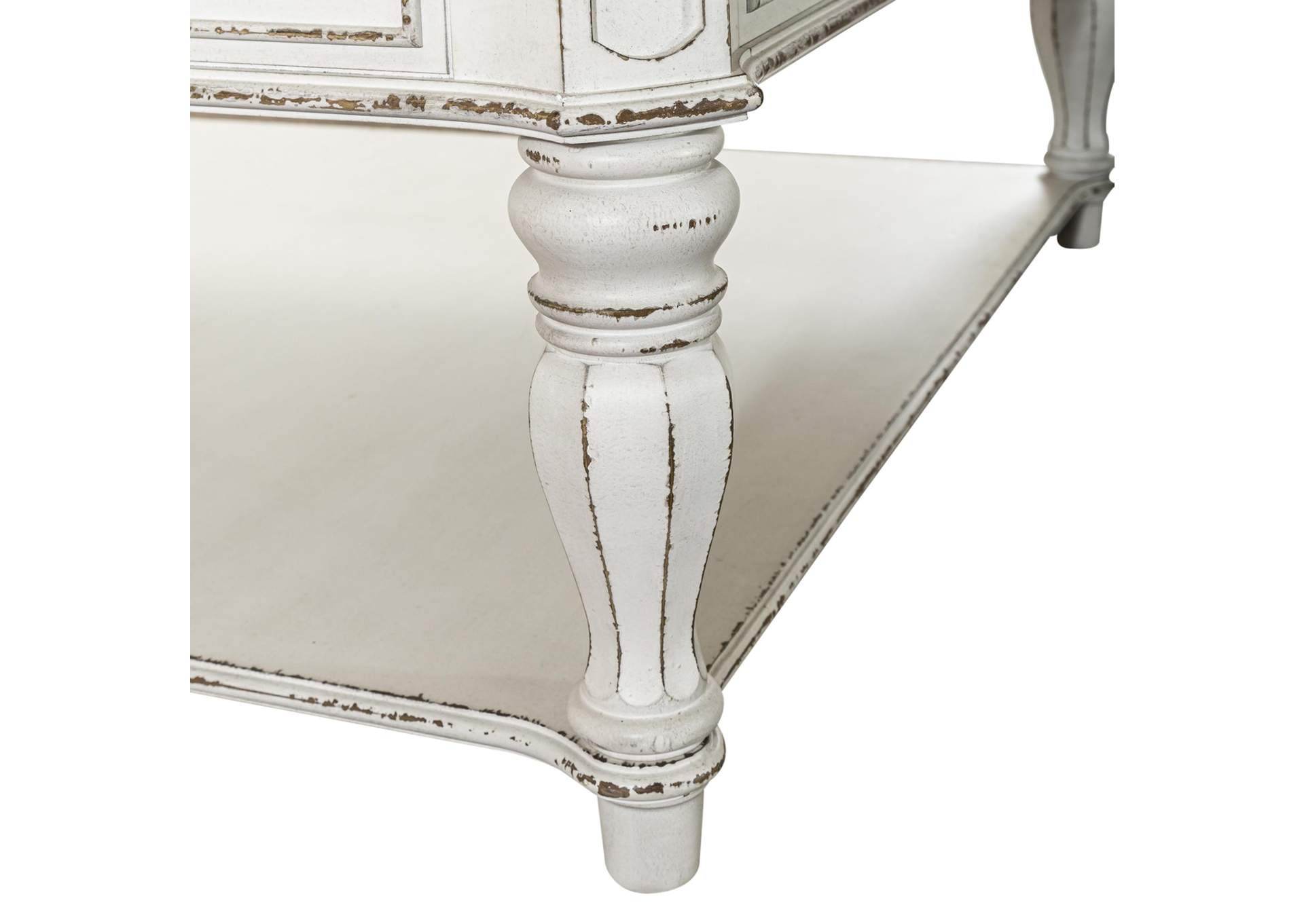 Magnolia Manor Oversized Square Cocktail Table,Liberty