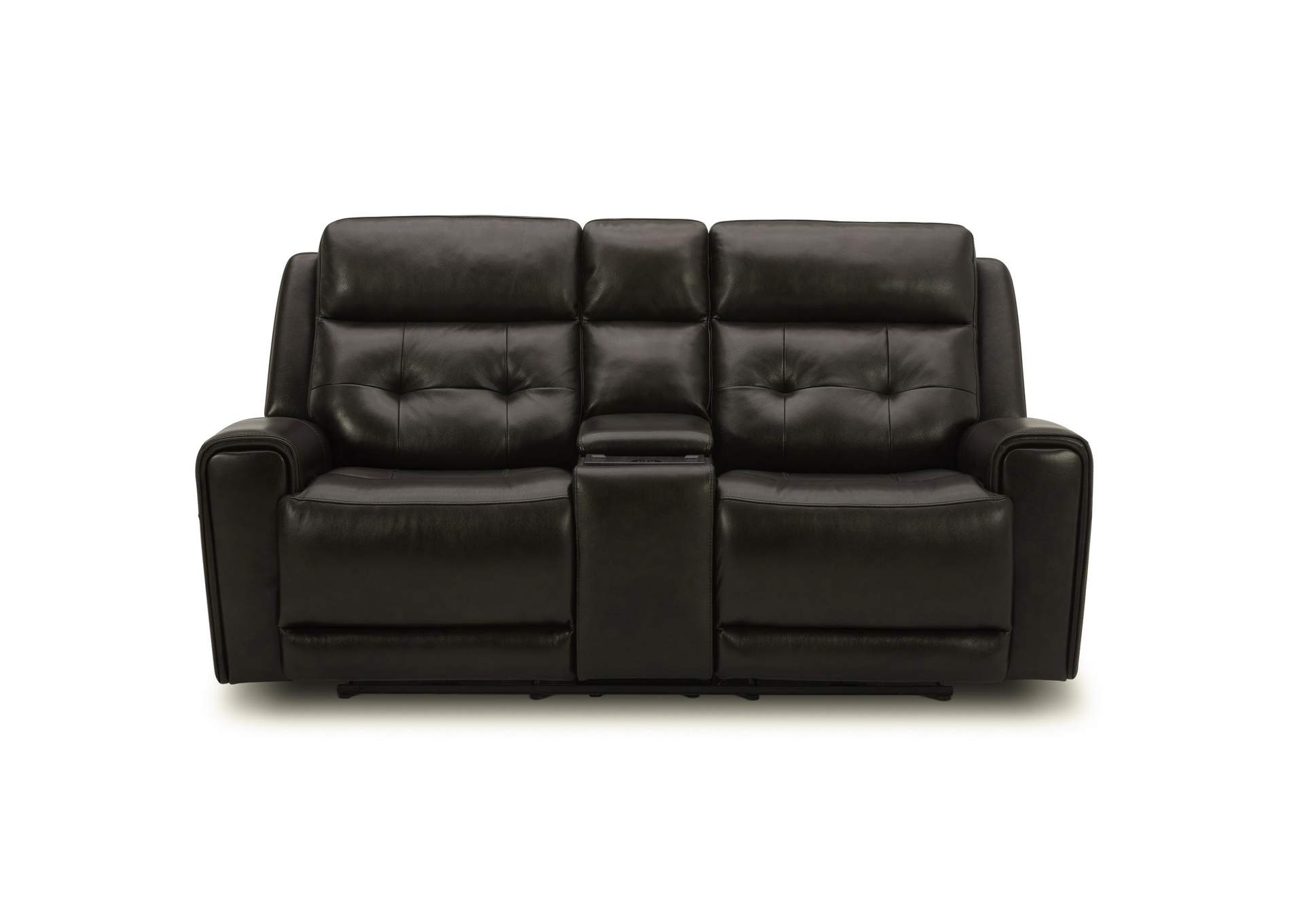 Carrington Loveseat w/Console P3 & ZG - Dark Brown,Liberty