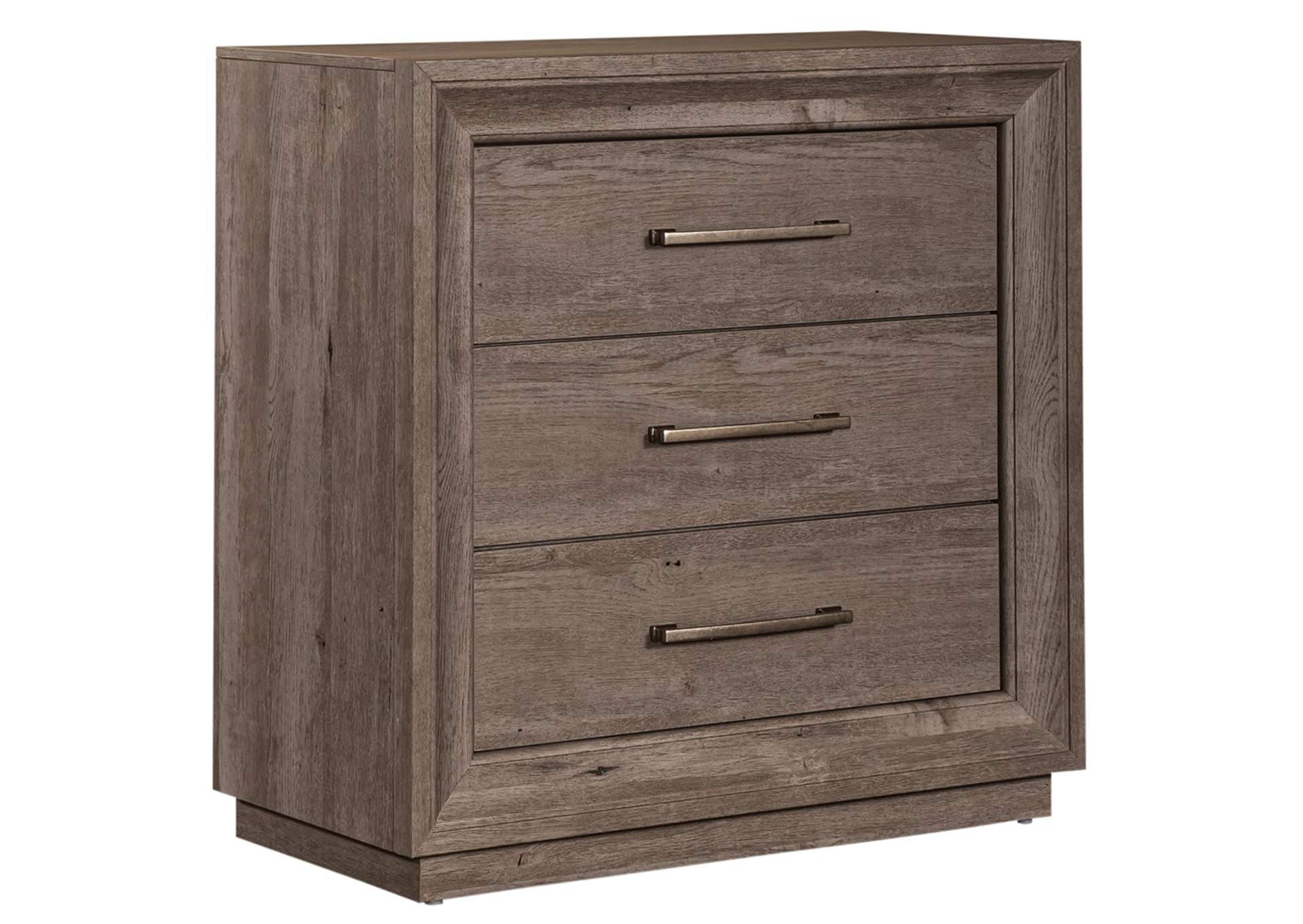 Horizons Bedside Chest with Charging Station,Liberty