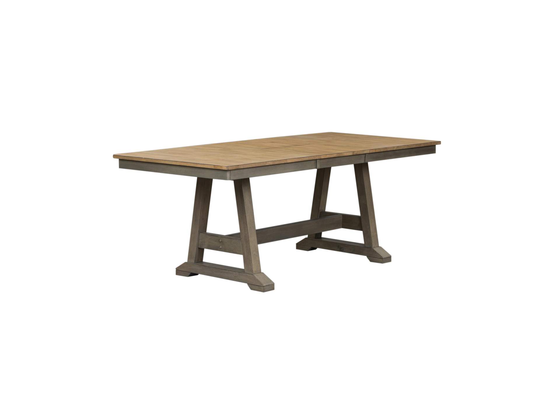 Lindsey Farm 7 Piece Trestle Table Set,Liberty