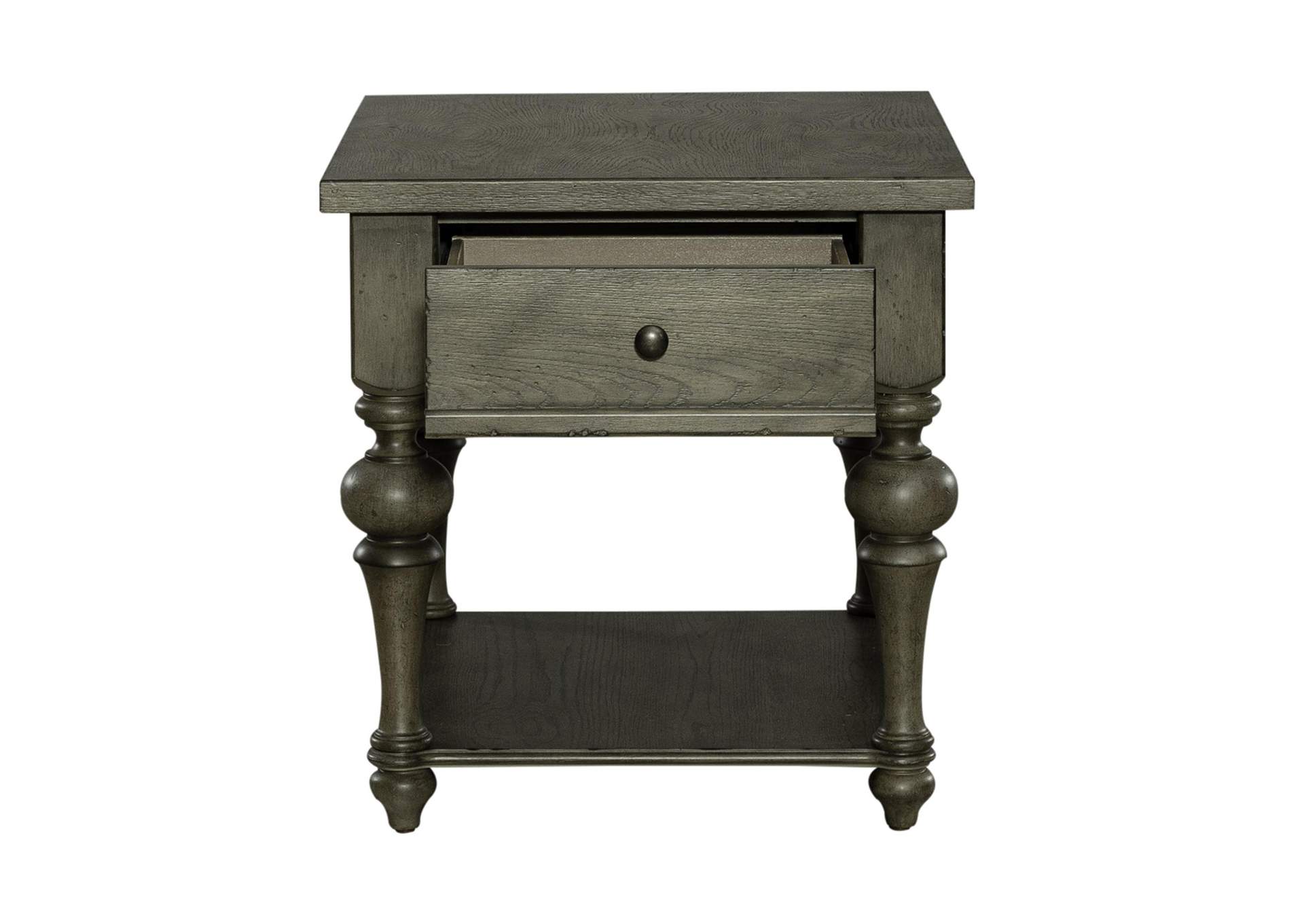 Americana Farmhouse Drawer End Table,Liberty