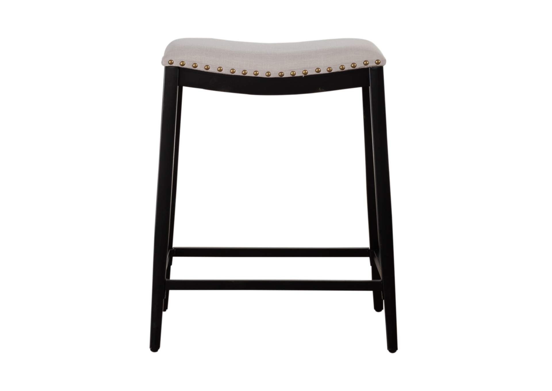 Vintage Series Backless Upholstered Counter Chair - Black,Liberty