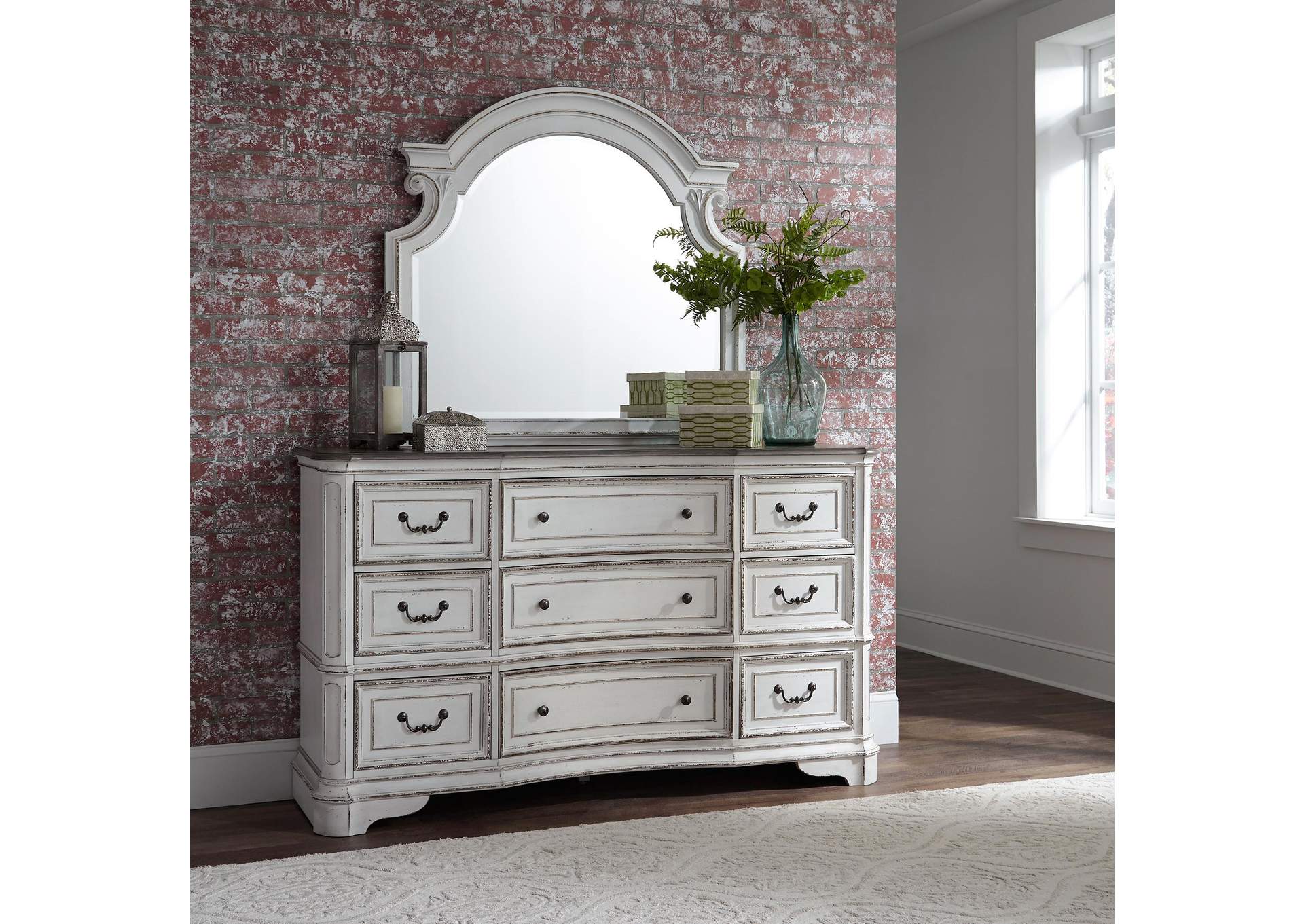 Magnolia Manor 9 Drawer Dresser,Liberty