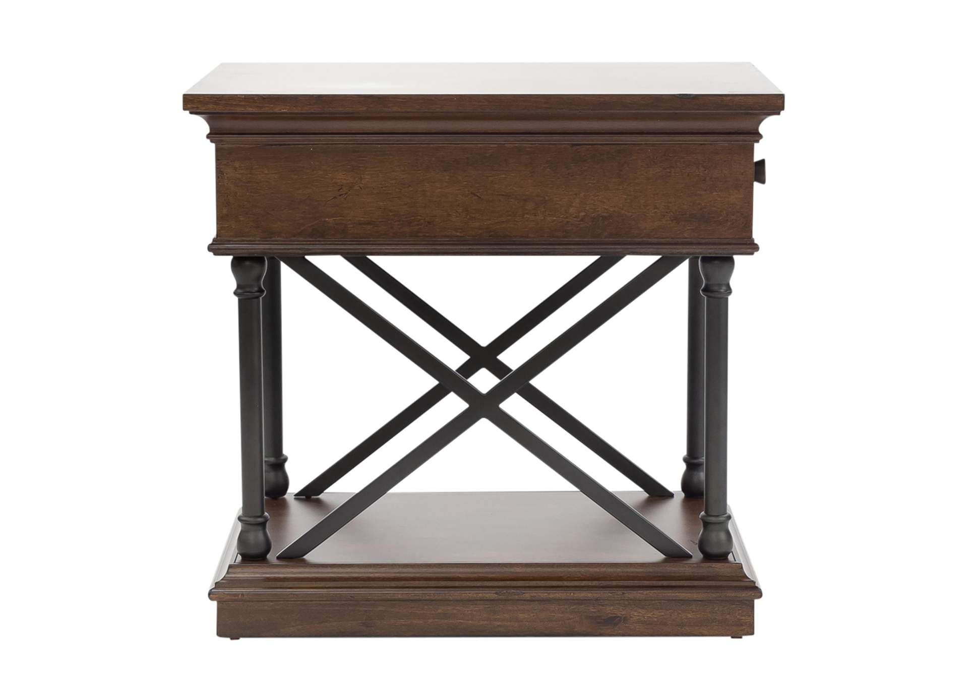 Tribeca Drawer Chair Side Table,Liberty