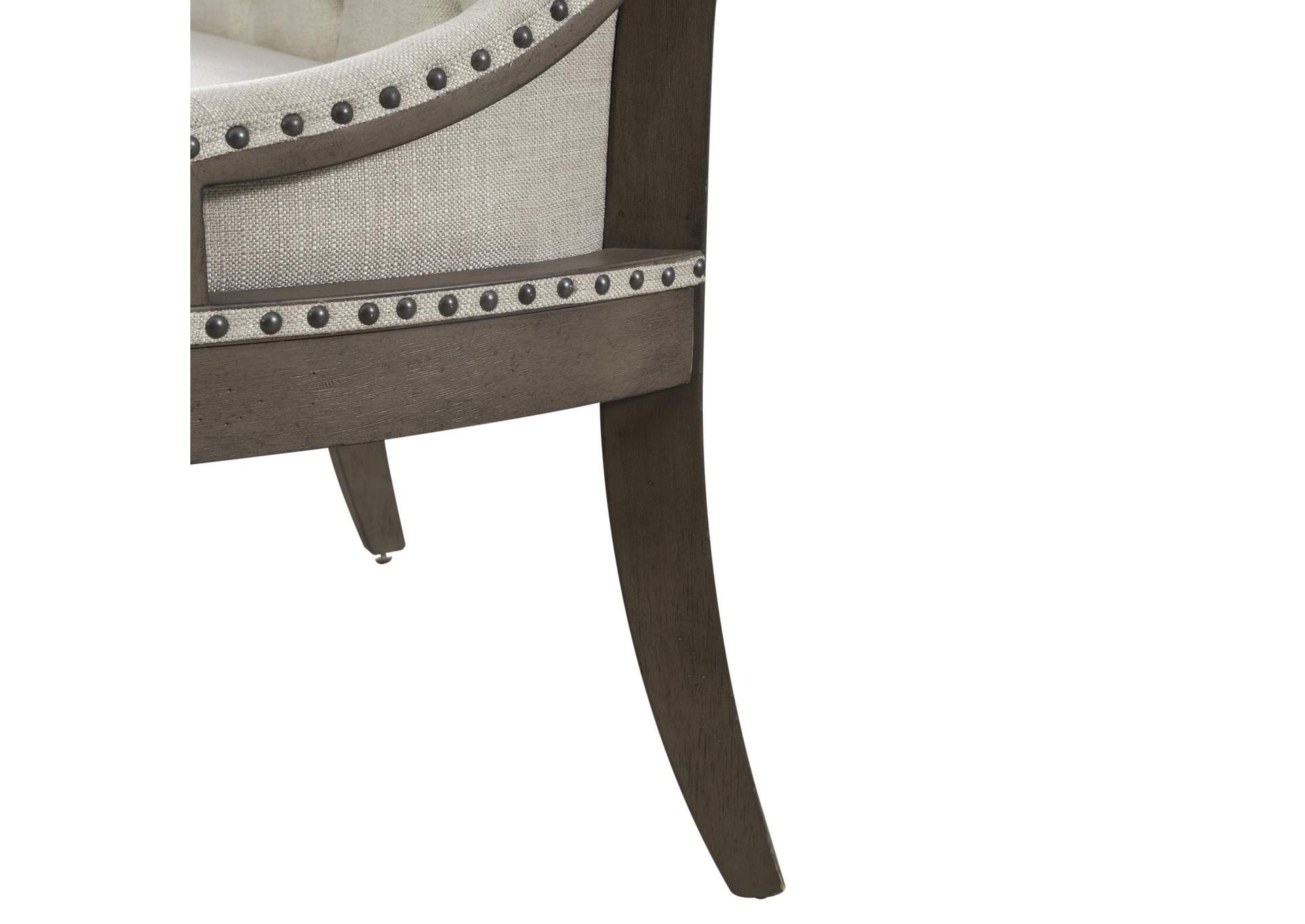 Americana Farmhouse Upholstered Shelter Dining Bench,Liberty