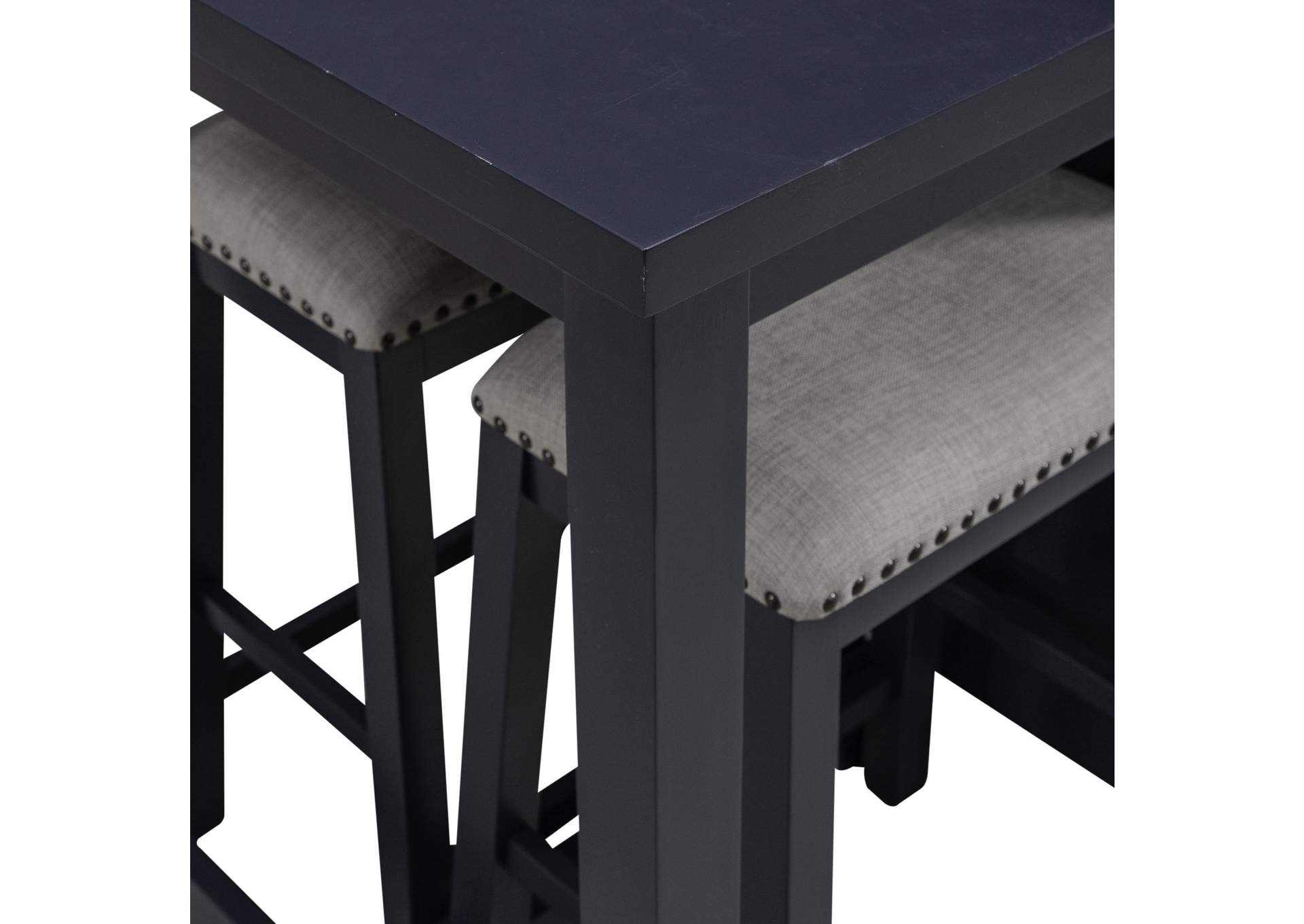 Brook Creek 3 Piece Counter Set - Navy,Liberty