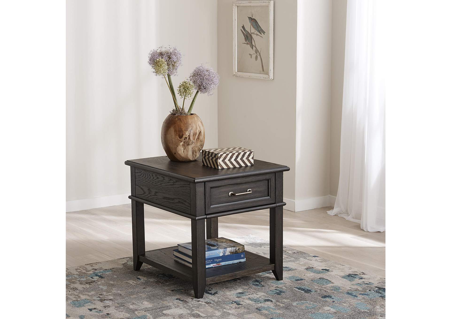 Mill Creek Drawer End Table,Liberty