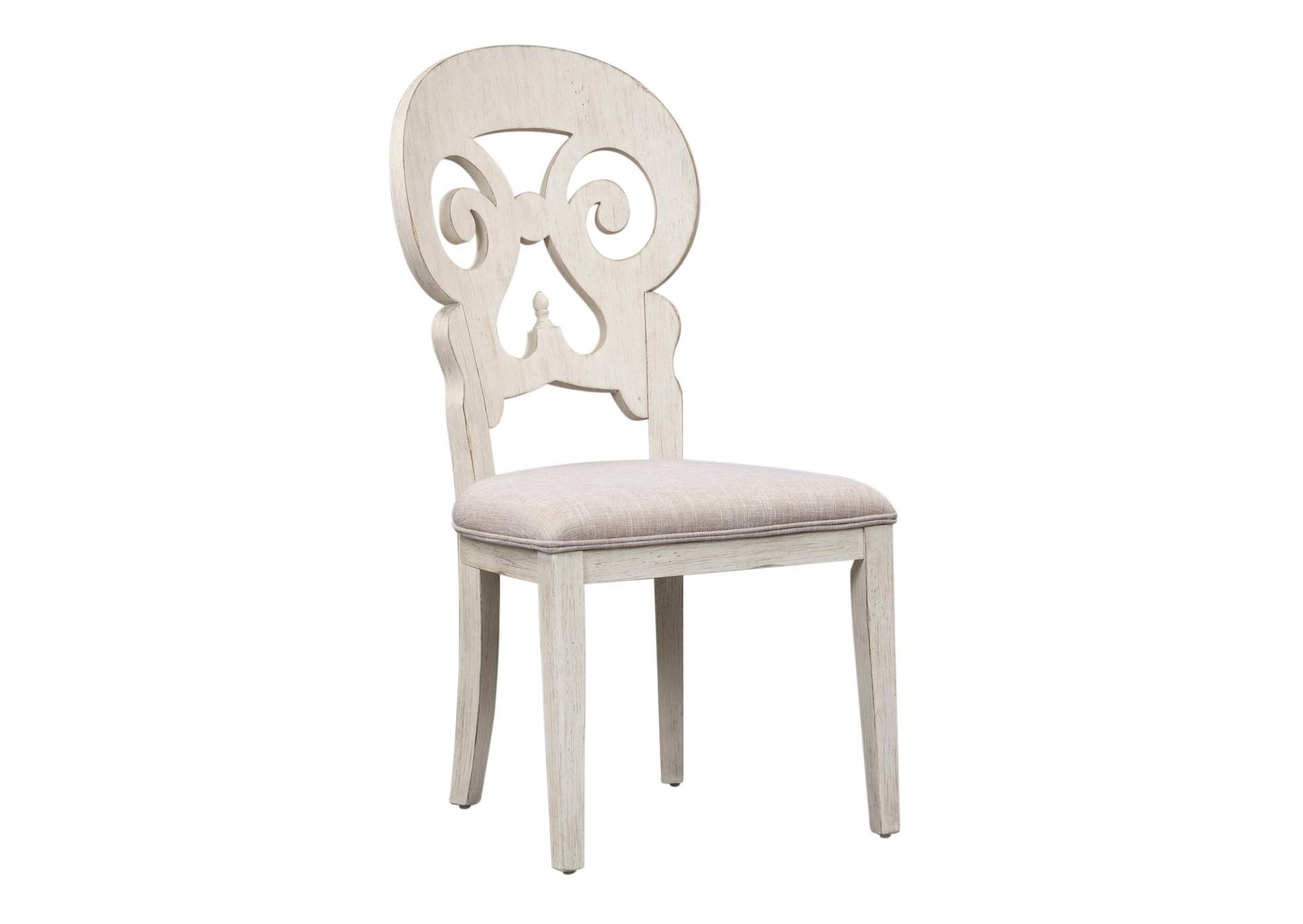 Farmhouse Reimagined Splat Back Side Chair (RTA),Liberty