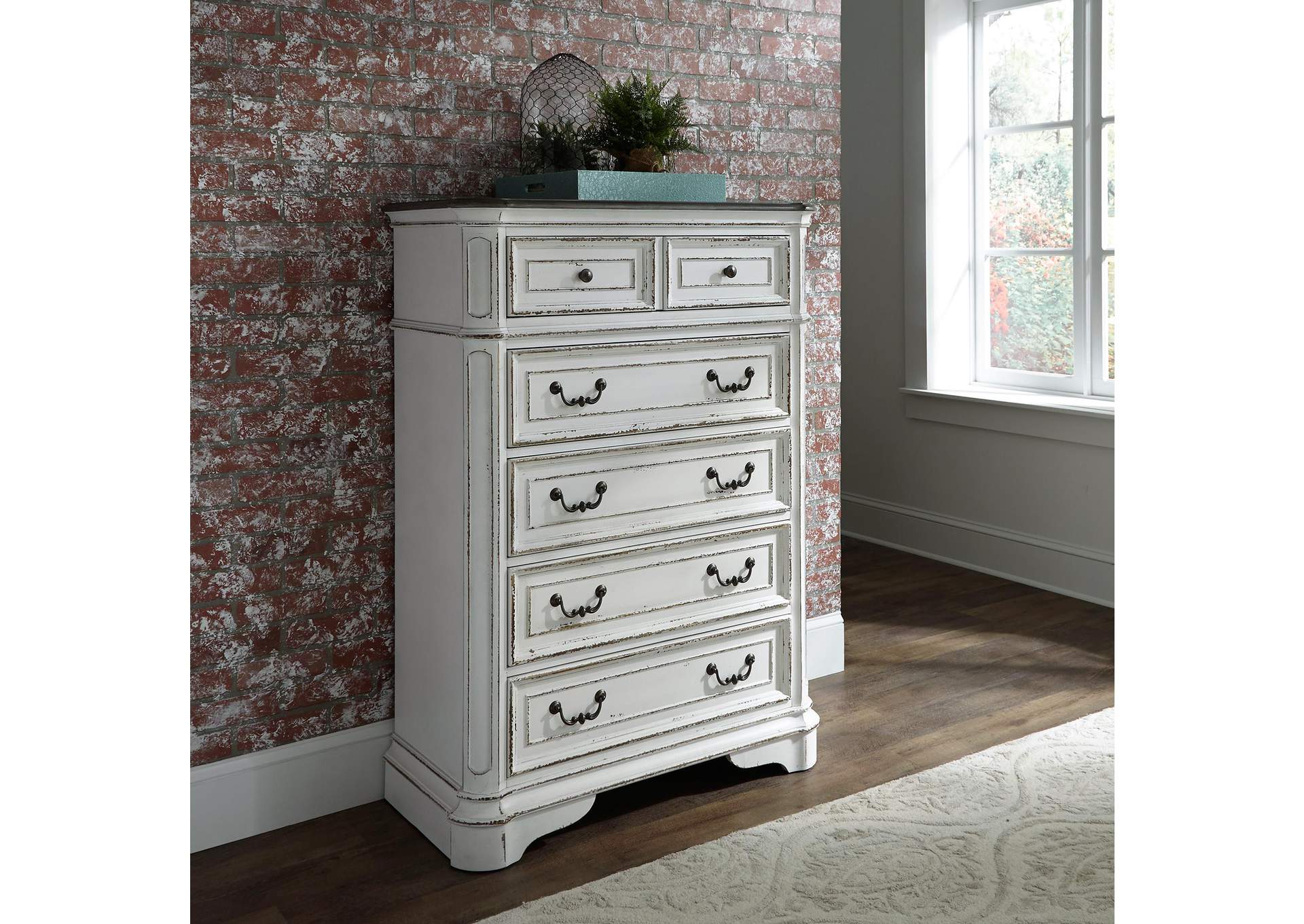 Magnolia Manor 5 Drawer Chest,Liberty