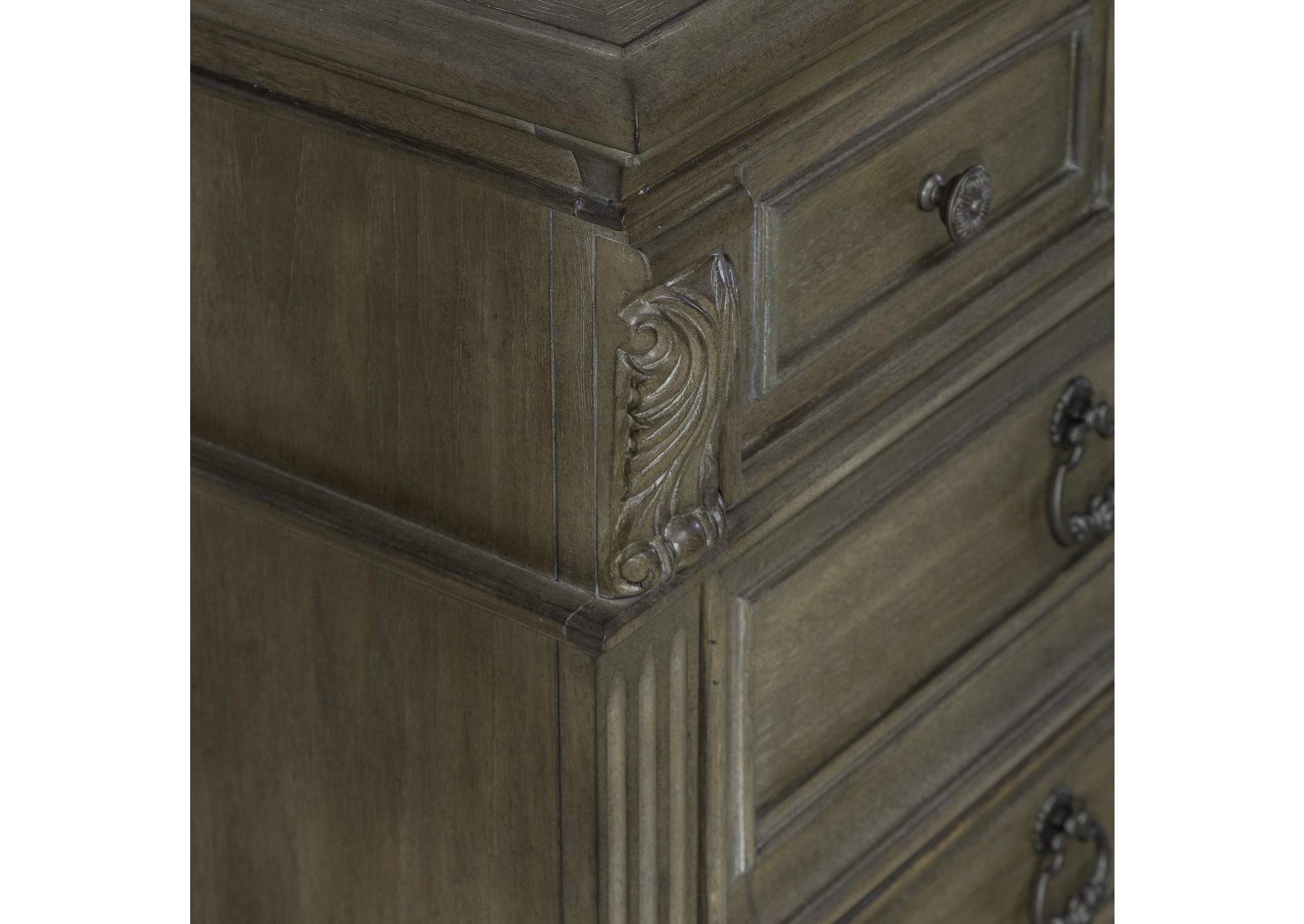 Carlisle Court Bedside Chest with Charging Station,Liberty