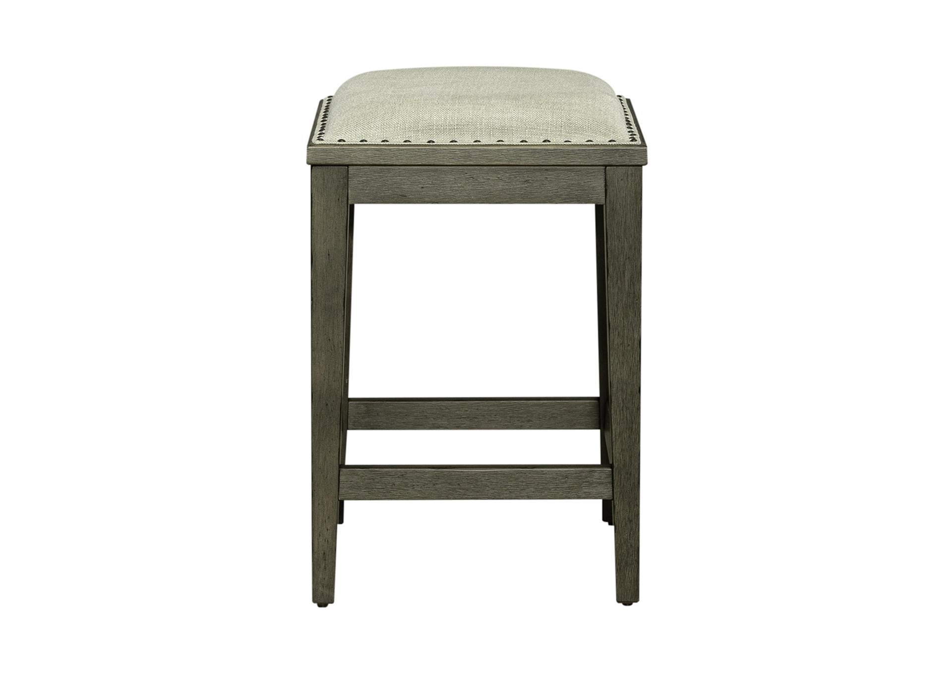 Americana Farmhouse Upholstered Console Stool,Liberty