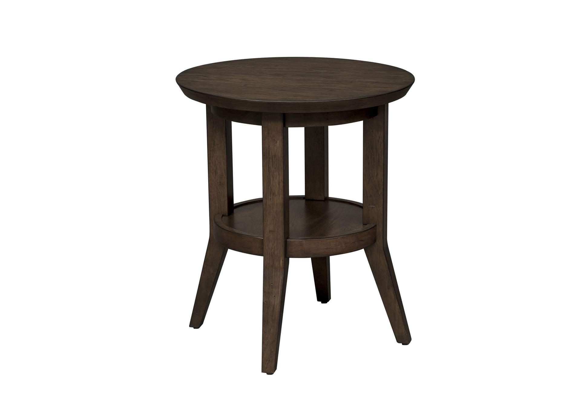 Ventura Blvd Round End Table,Liberty