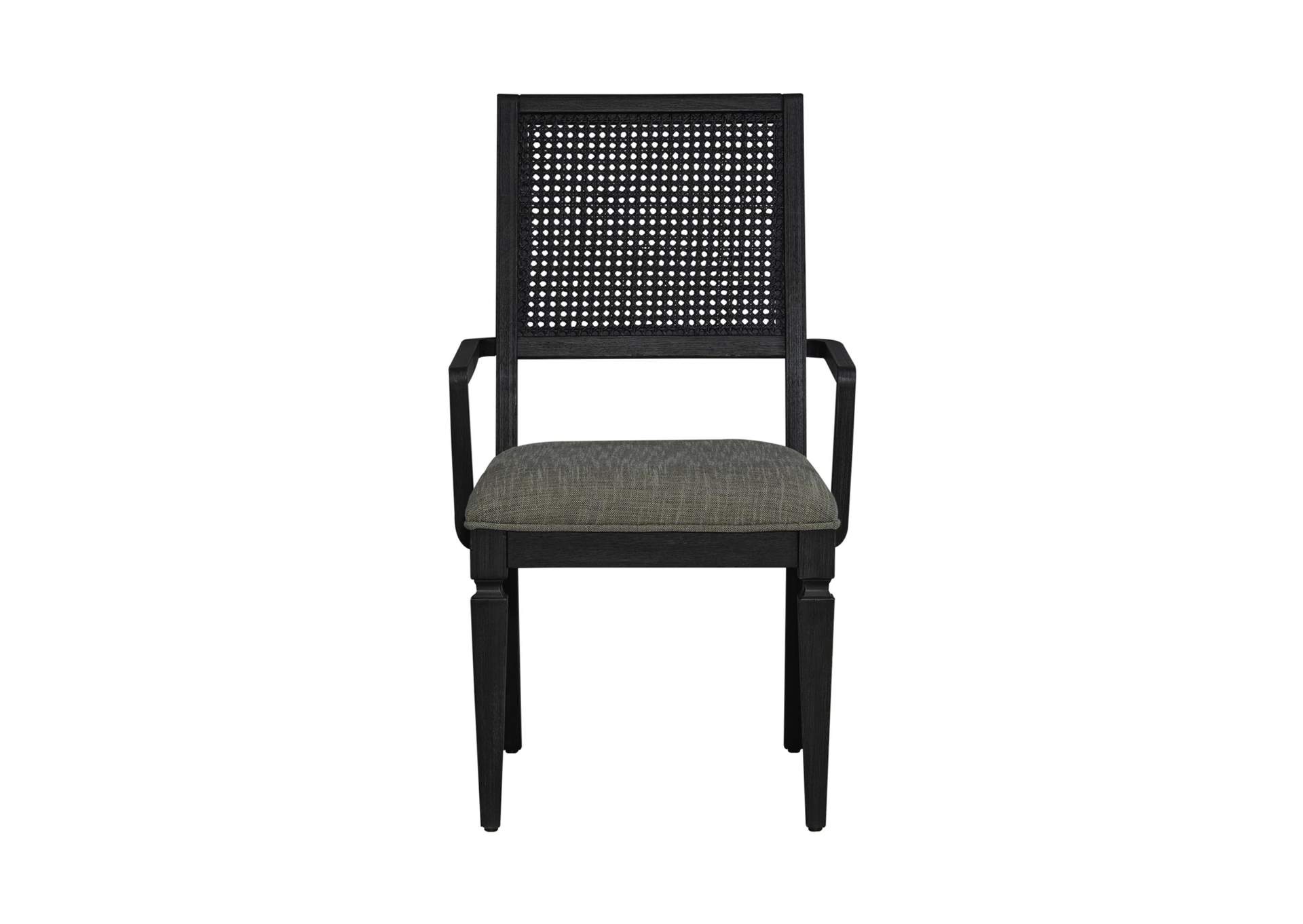 Caruso Heights Panel Back Arm Chair (RTA),Liberty