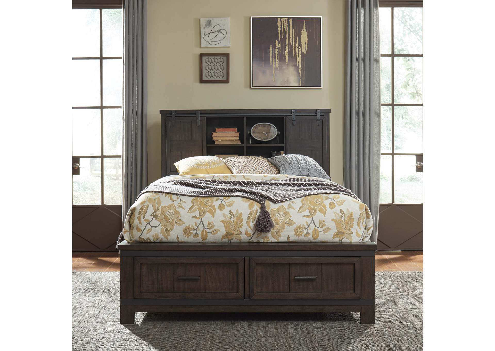Thornwood Hills Queen Bookcase Bed,Liberty