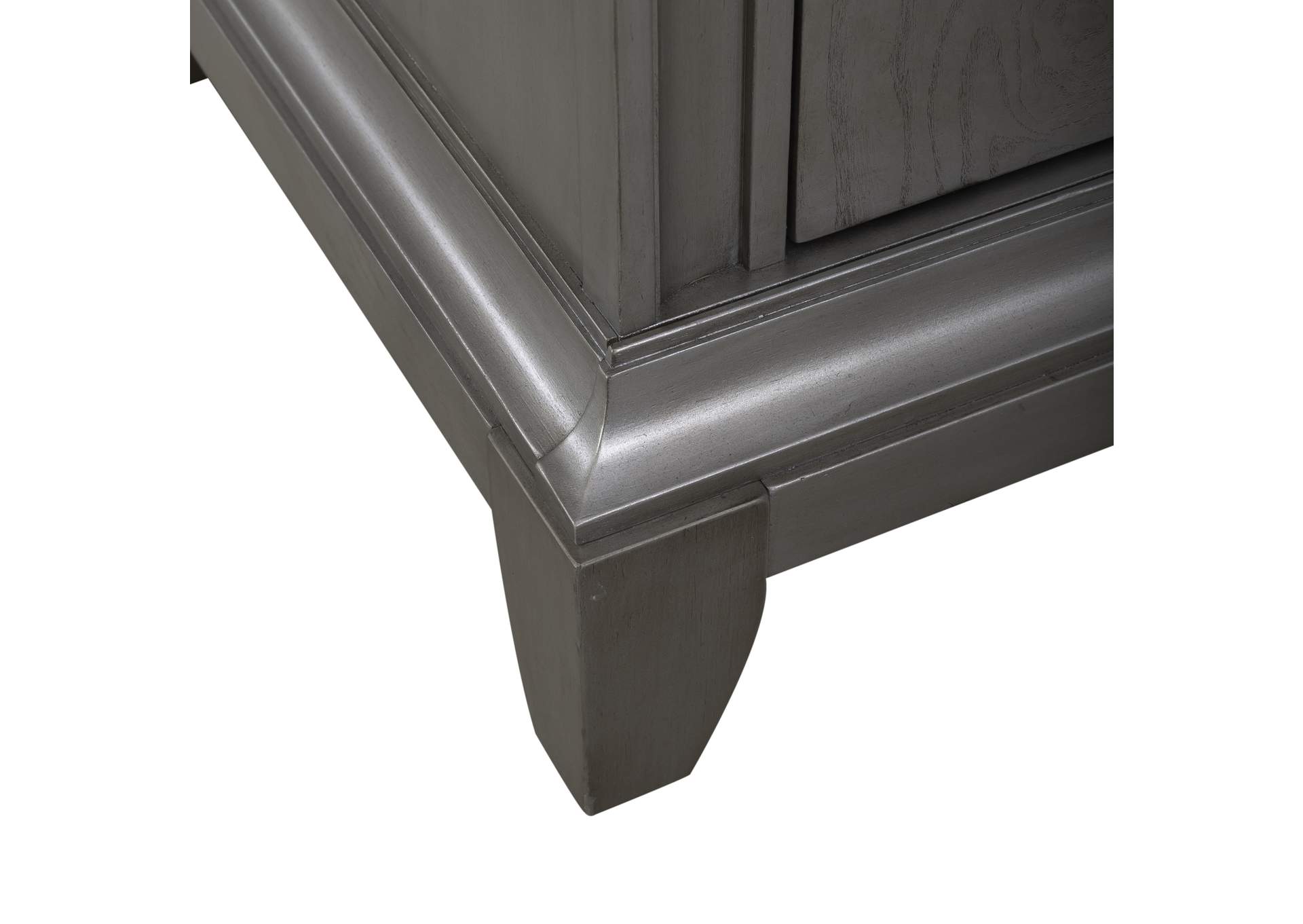 Montage Door Bedside Chest with Charging Station,Liberty