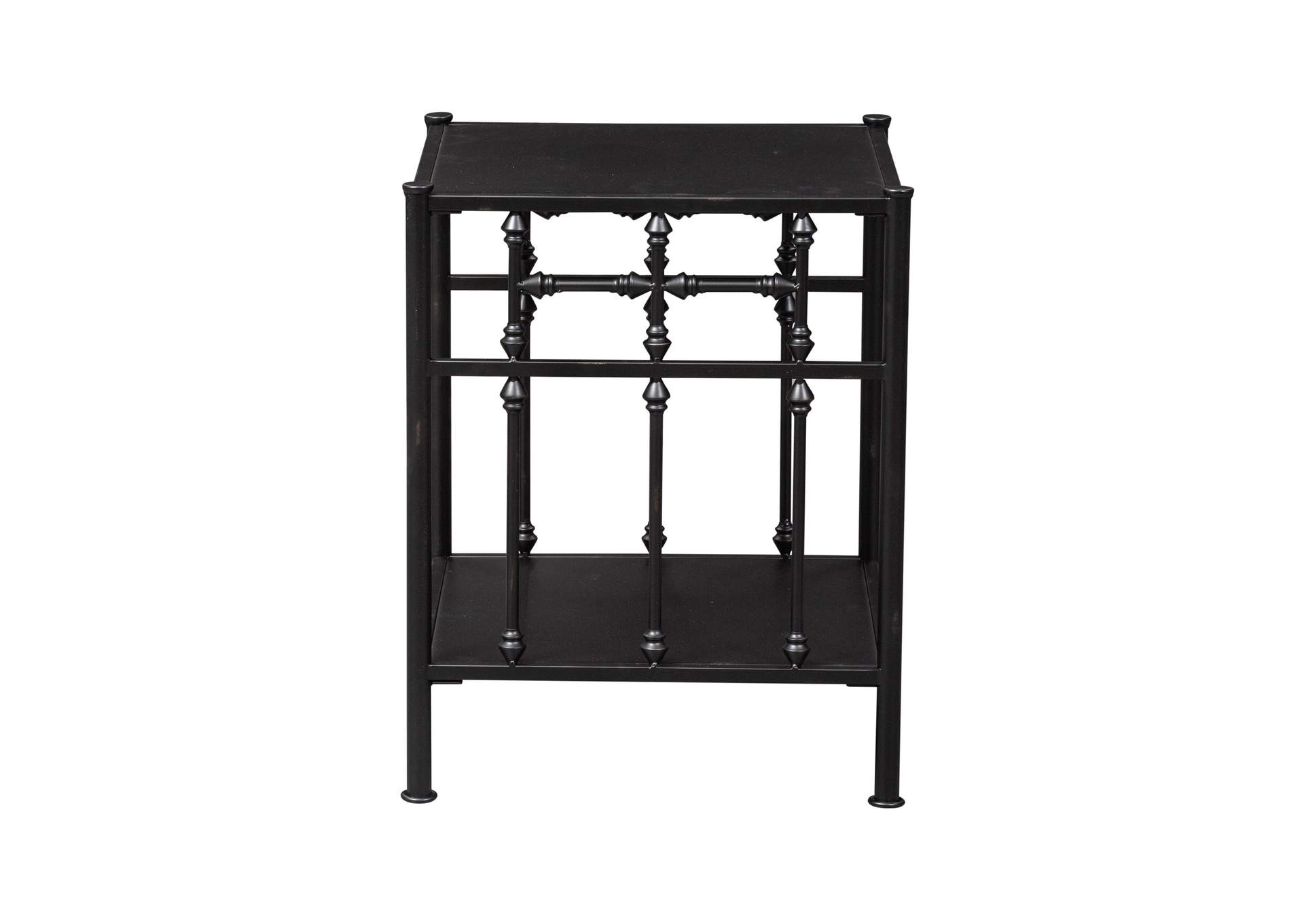 Vintage Series Open Nightstand - Black,Liberty