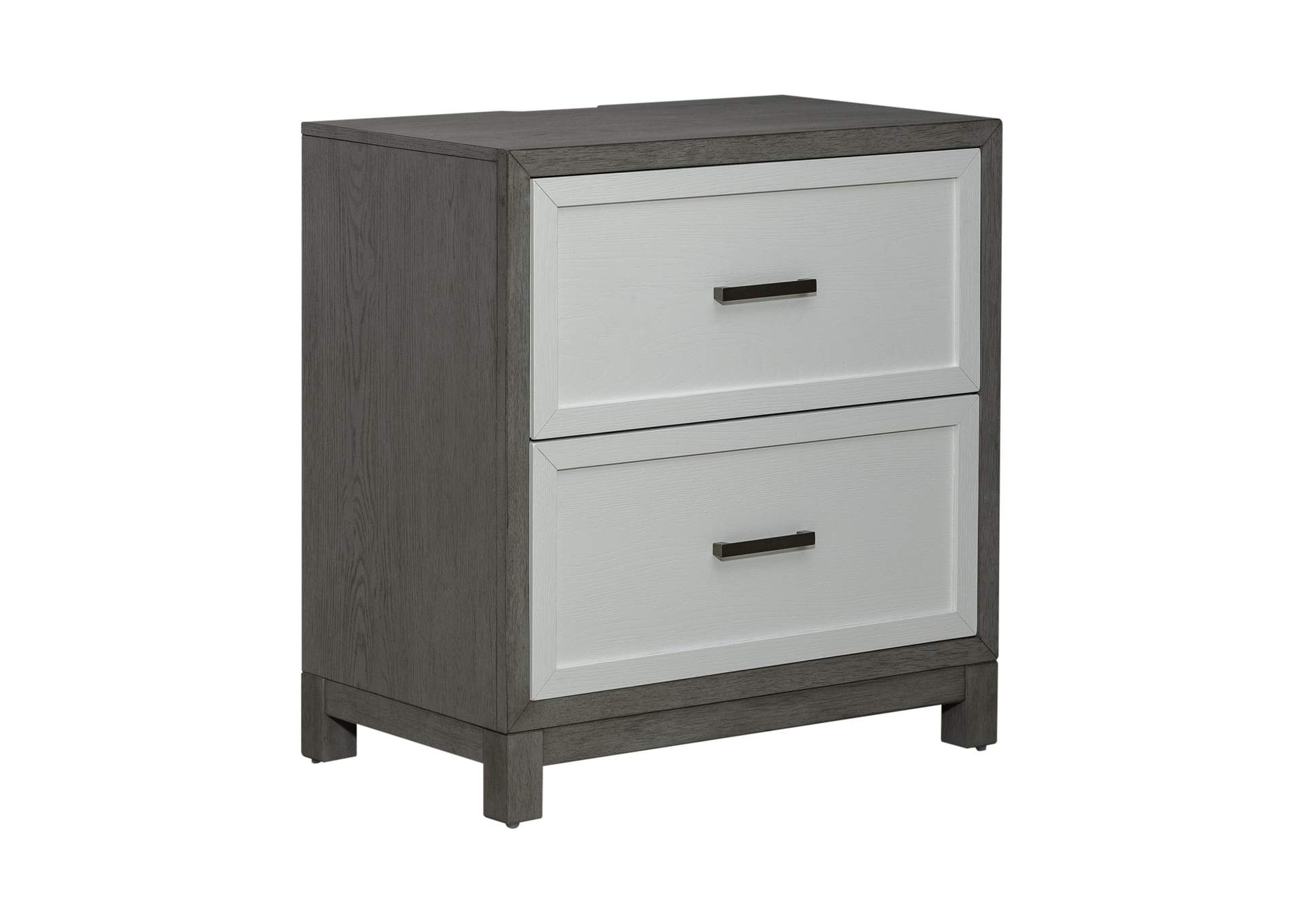 Palmetto Heights 2 Drawer Nightstand with Charging Station,Liberty