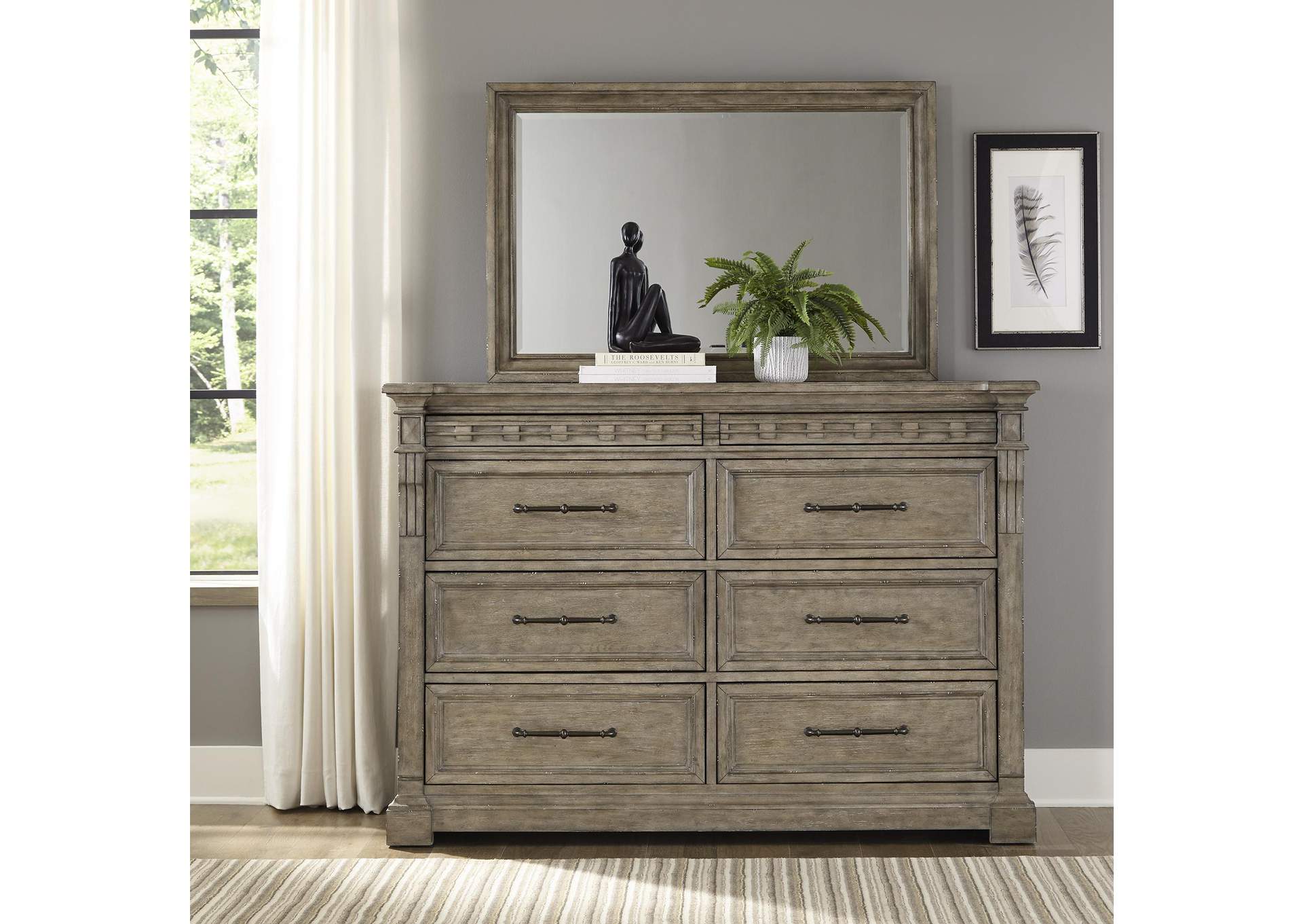 Town & Country Dresser & Mirror,Liberty