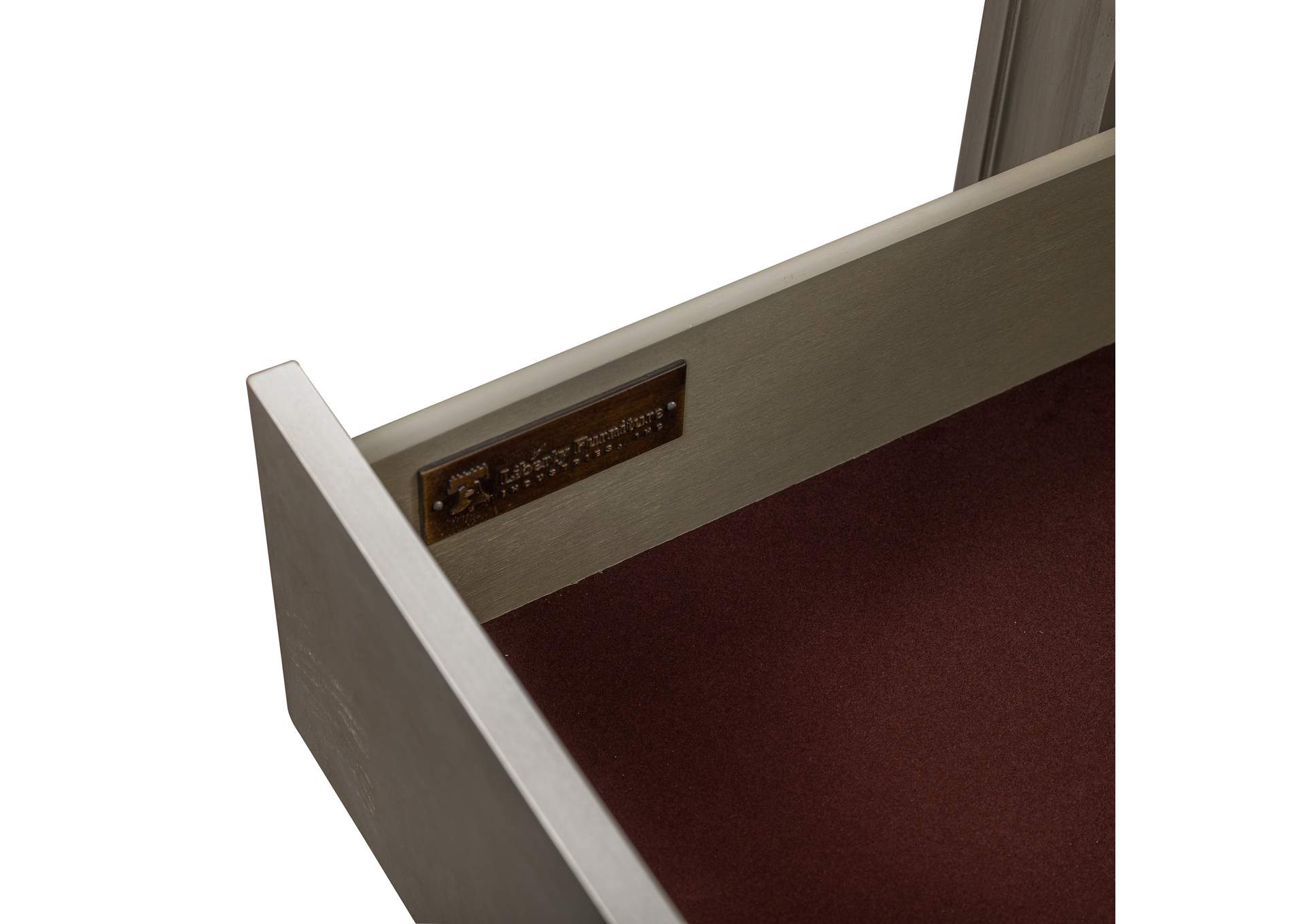 Montage Drawer Nightstand with Charging Station,Liberty