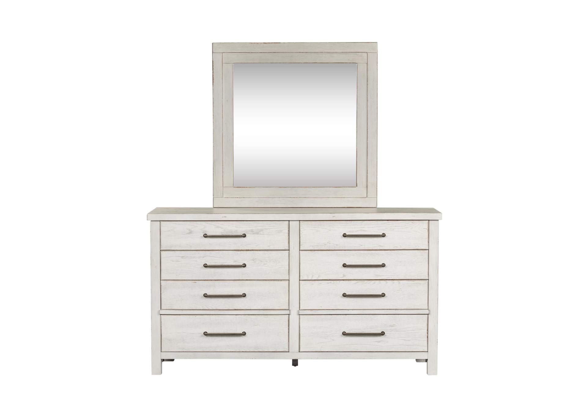 Modern Farmhouse Dresser & Mirror,Liberty