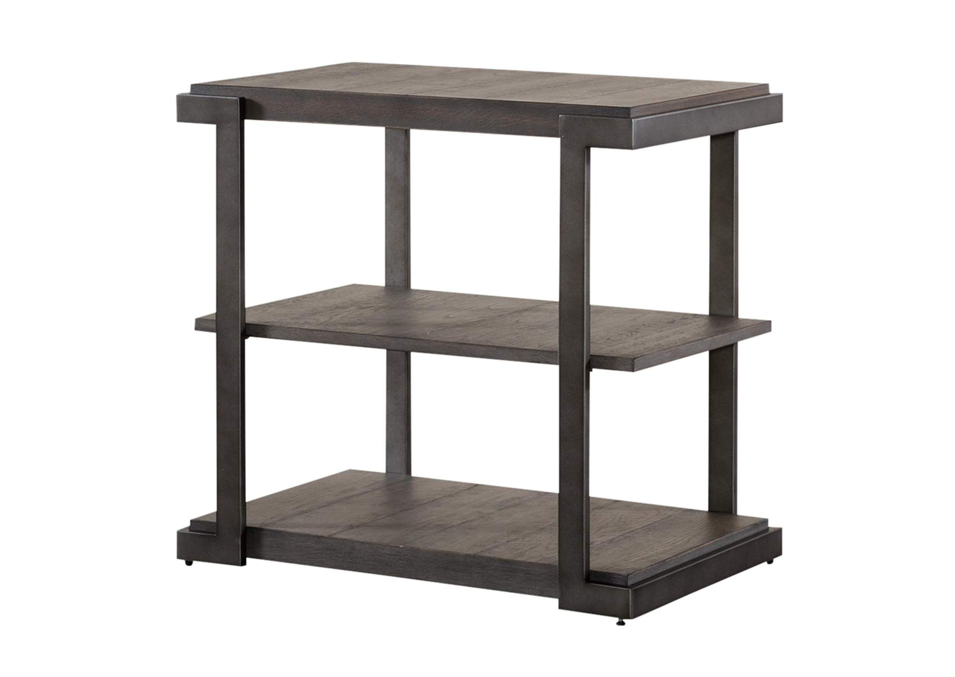 Modern View Tiered End Table,Liberty