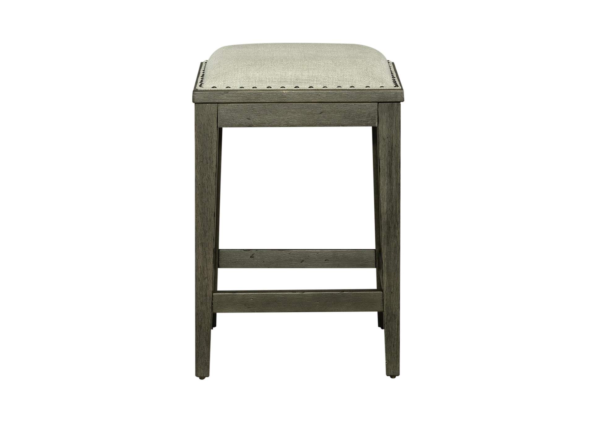 Americana Farmhouse Upholstered Console Stool,Liberty