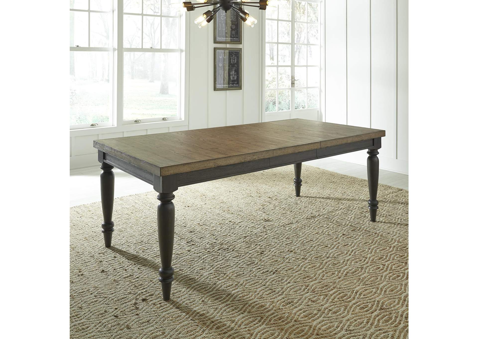 Harvest Home Rectangular Leg Table,Liberty