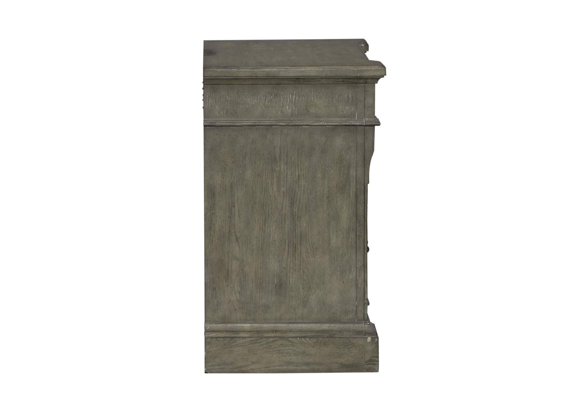 Town & Country 3 Drawer Nightstand with Charging Station,Liberty
