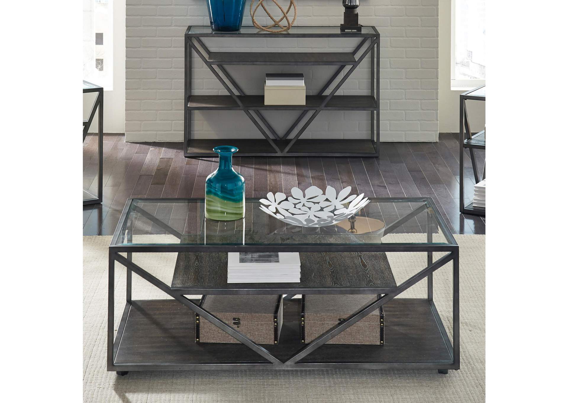 Arista Rectangular Cocktail Table,Liberty