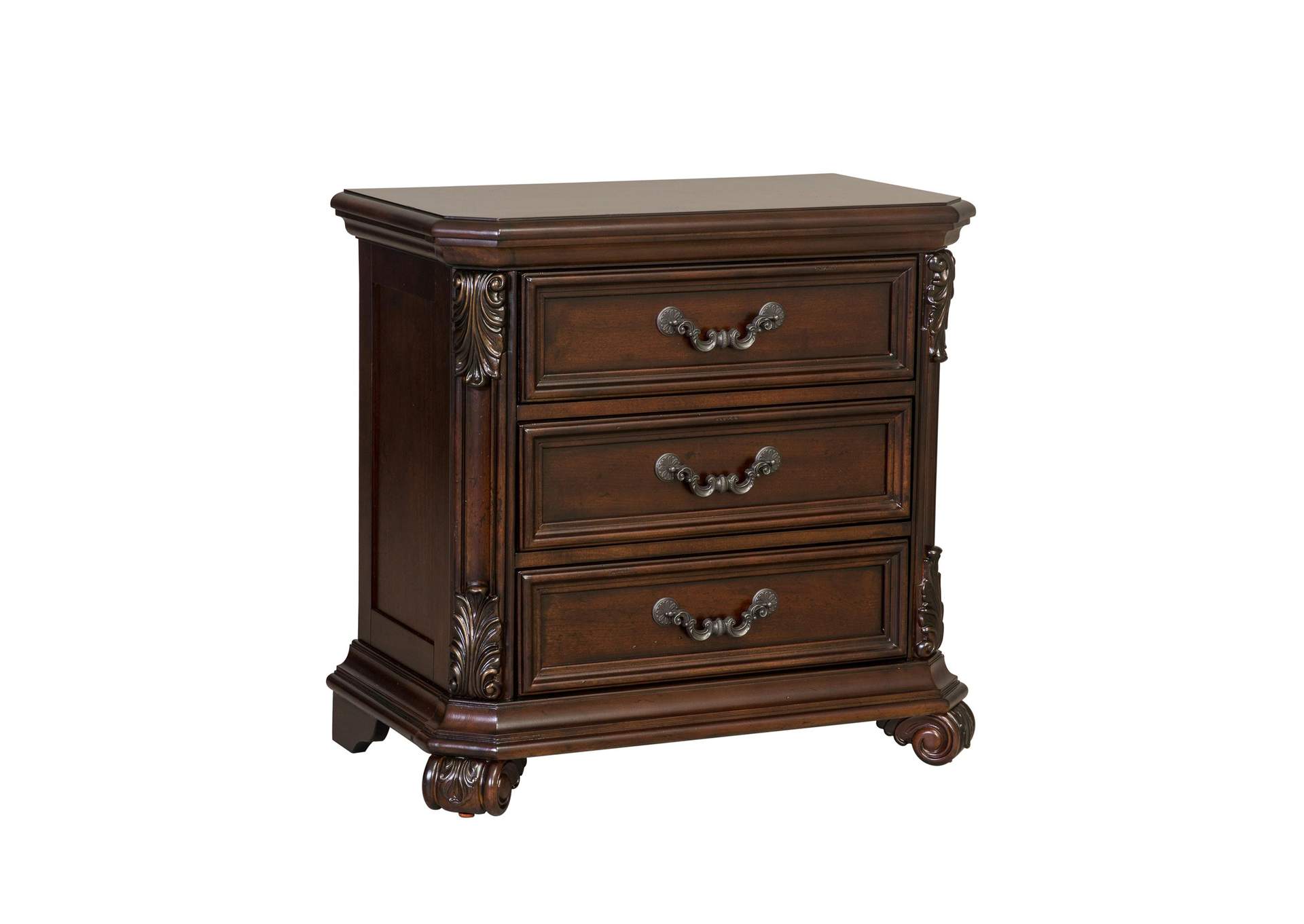 Messina Estates 3 Drawer Nightstand,Liberty