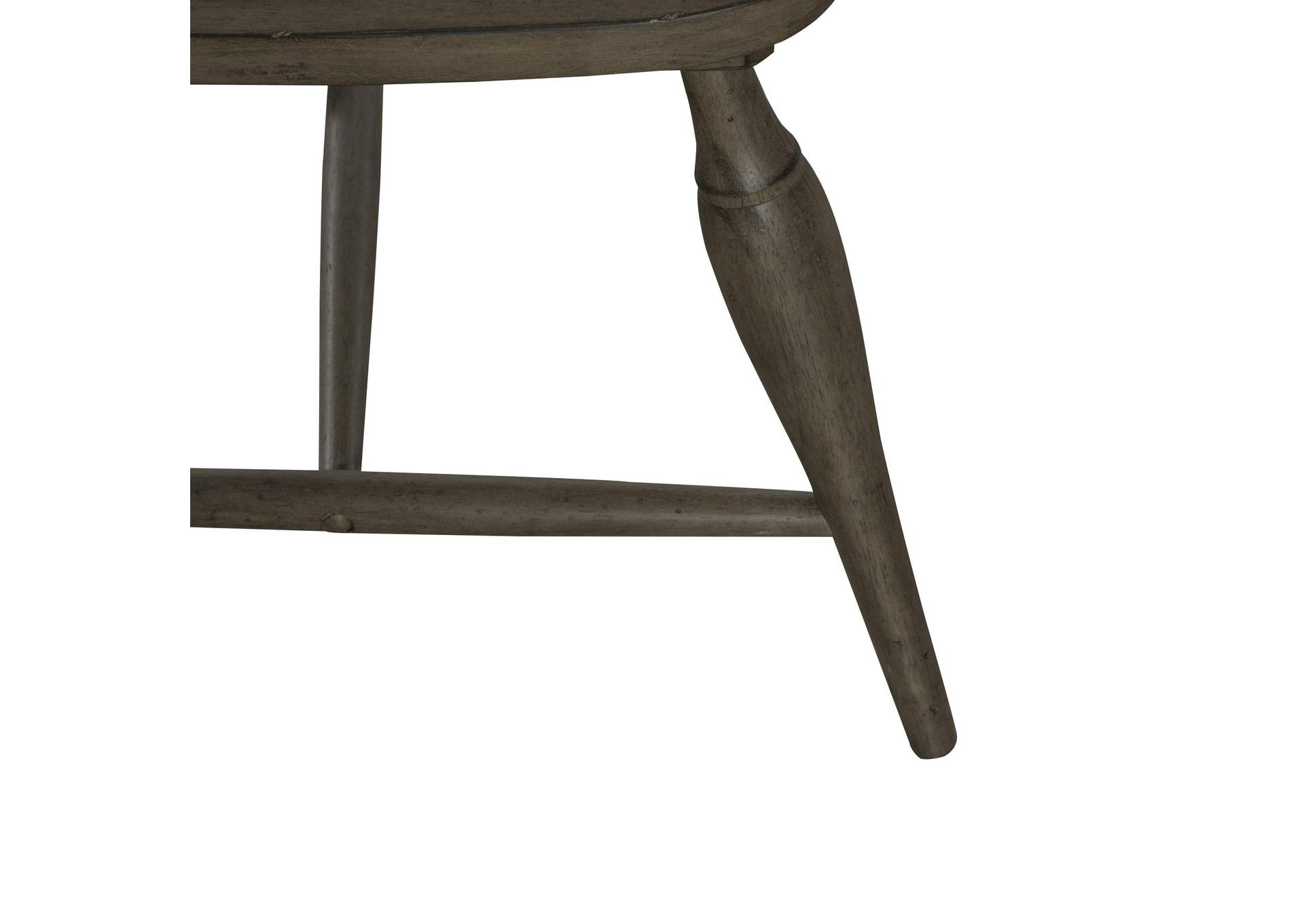 Americana Farmhouse Upholstered Seat Windsor Chair (RTA),Liberty
