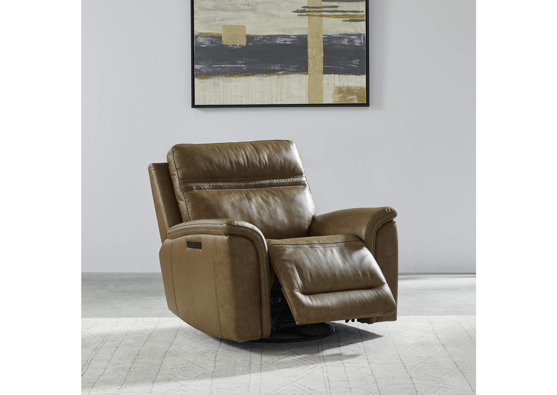 Cooper SG Recliner P3 - Camel,Liberty