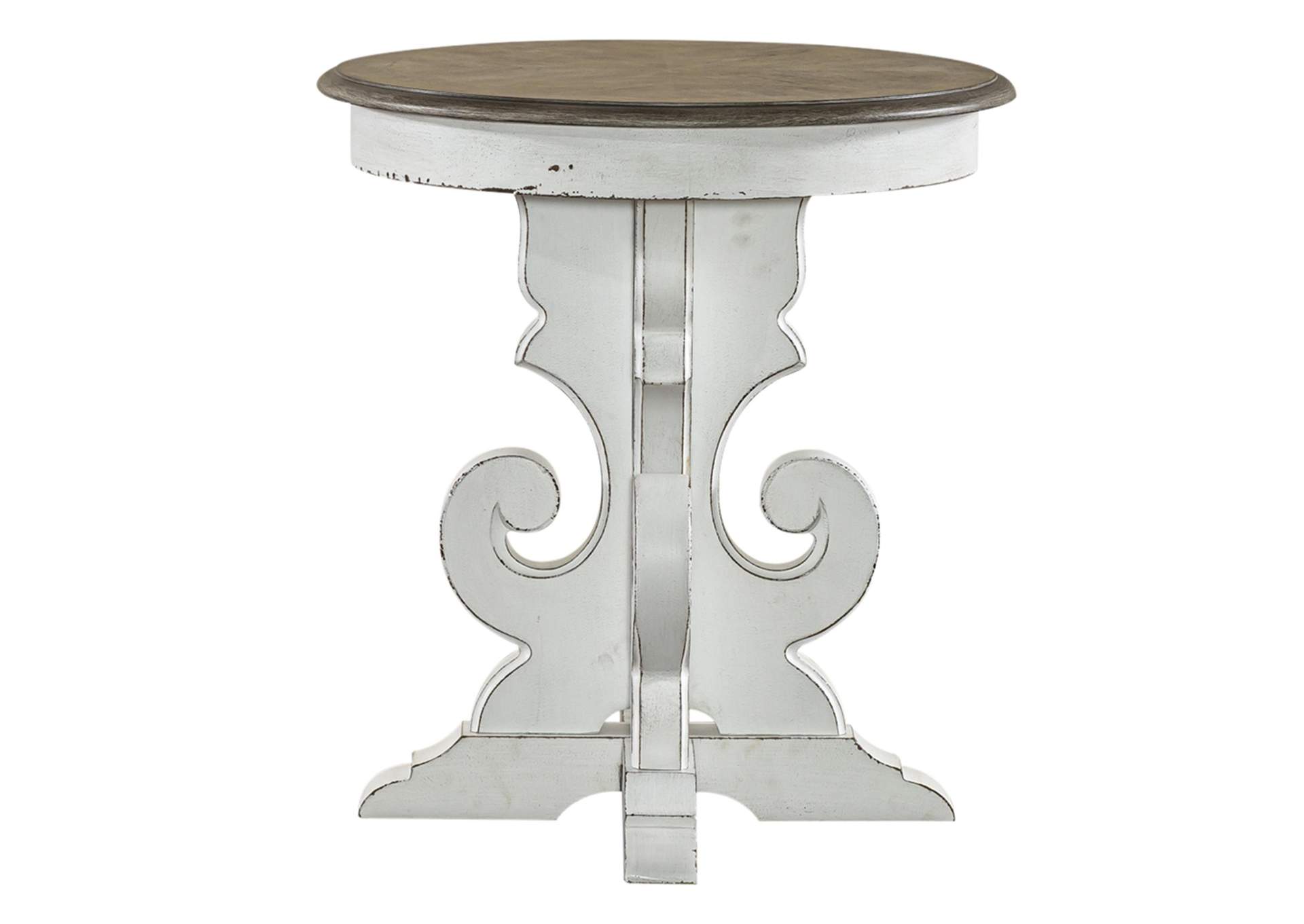 Magnolia Manor Round End Table,Liberty