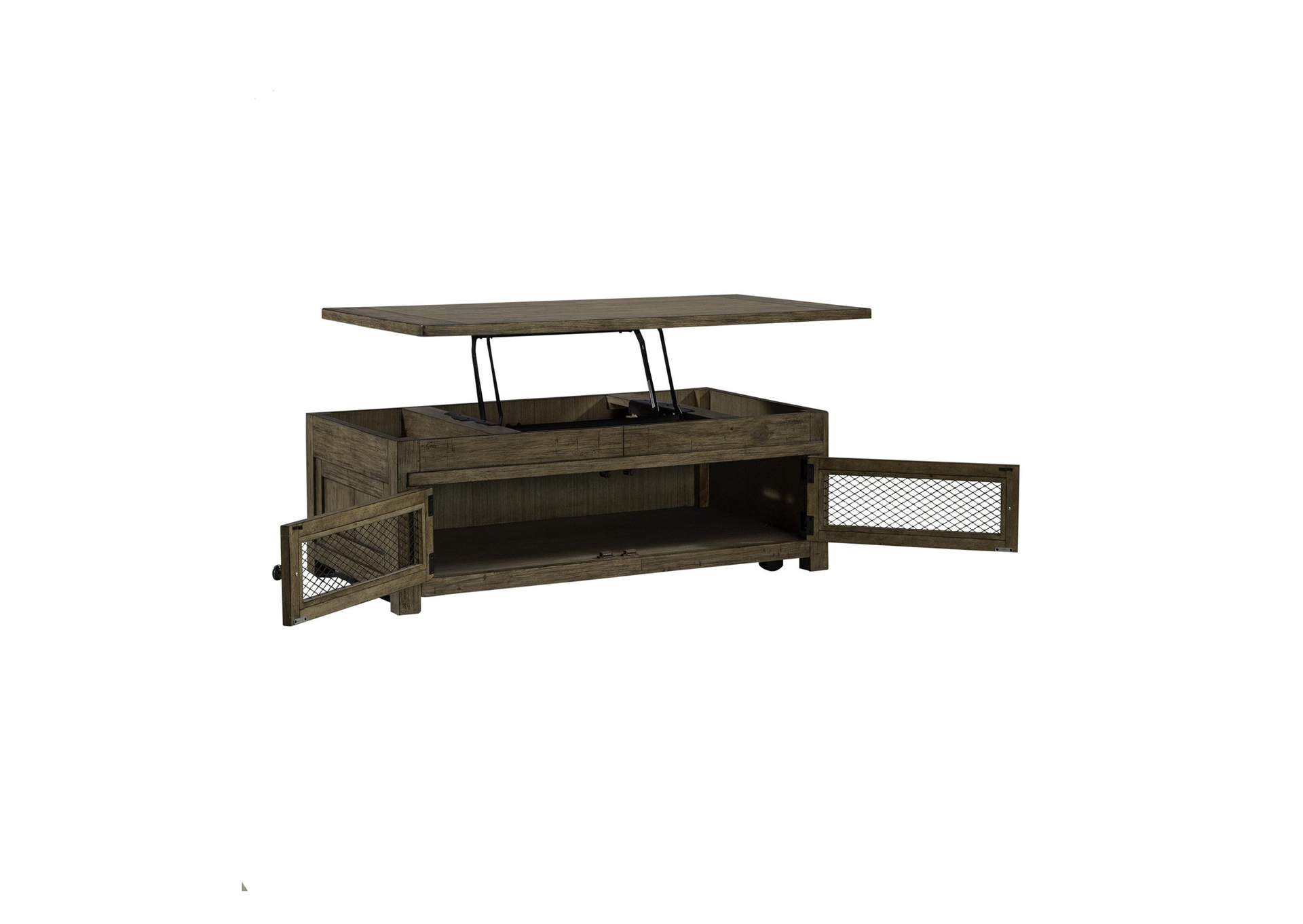 Pinebrook Ridge Lift Top Cocktail Table,Liberty