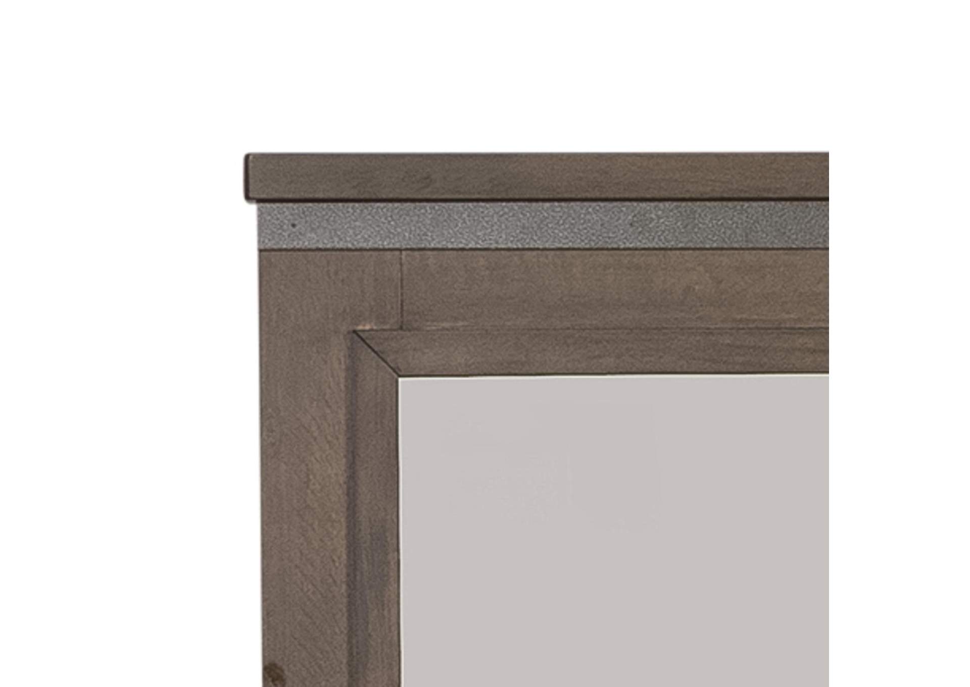 Thornwood Hills Queen Two Sided Storage Bed, Dresser & Mirror, Nightstand,Liberty